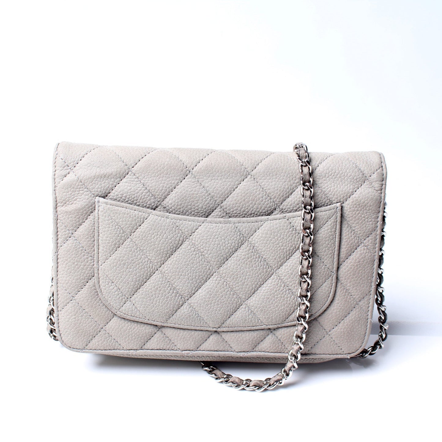 Chanel WOC Classic Quilted Matte Caviar Bag