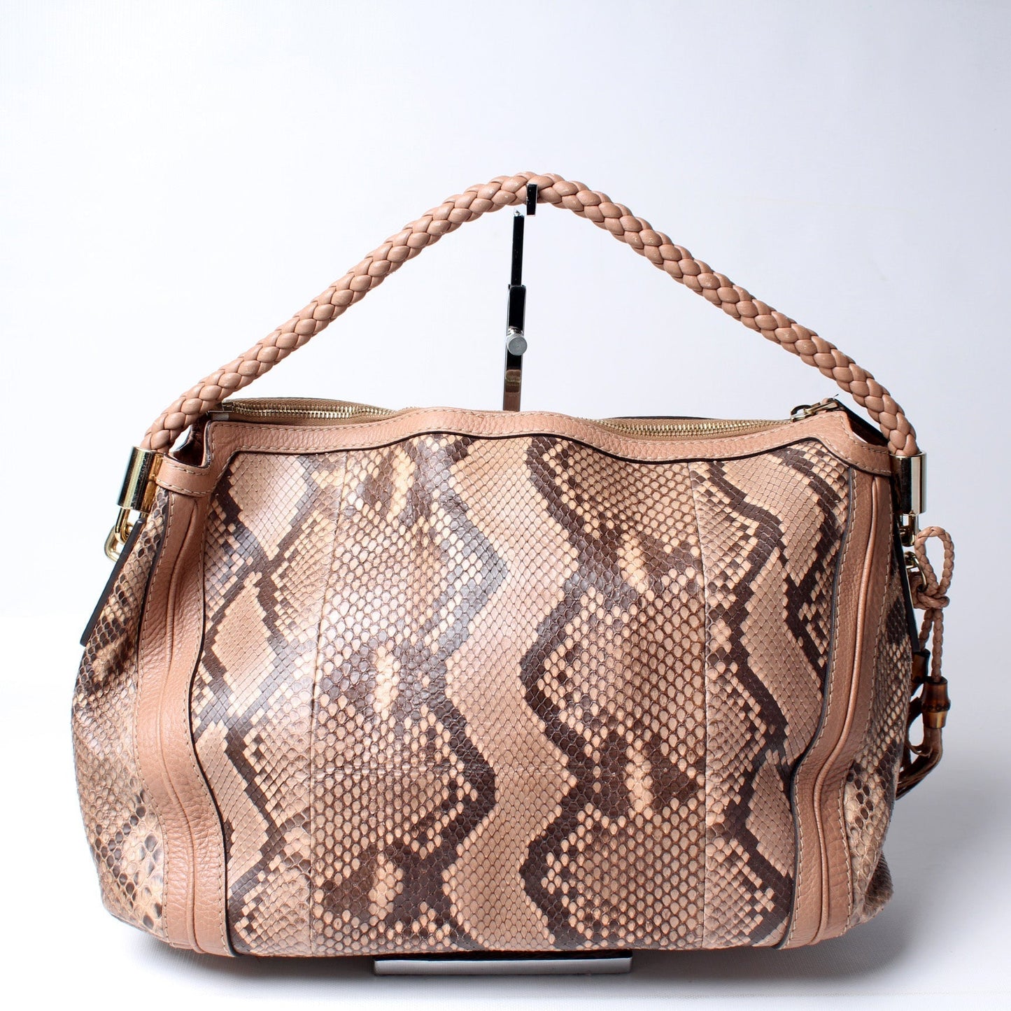 Gucci 269949 Bella Zip Top Snake Bag