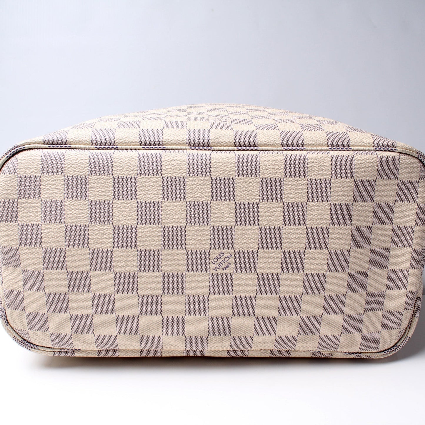Louis Vuitton Neverfull MM W/Wallet Damier Azur