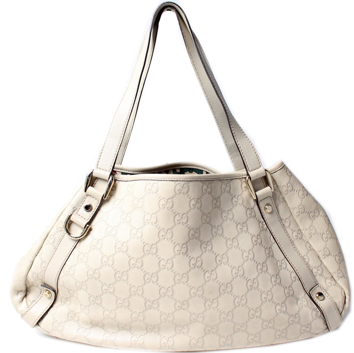 Gucci 130736 Abbey Leather Tote Medium Bag