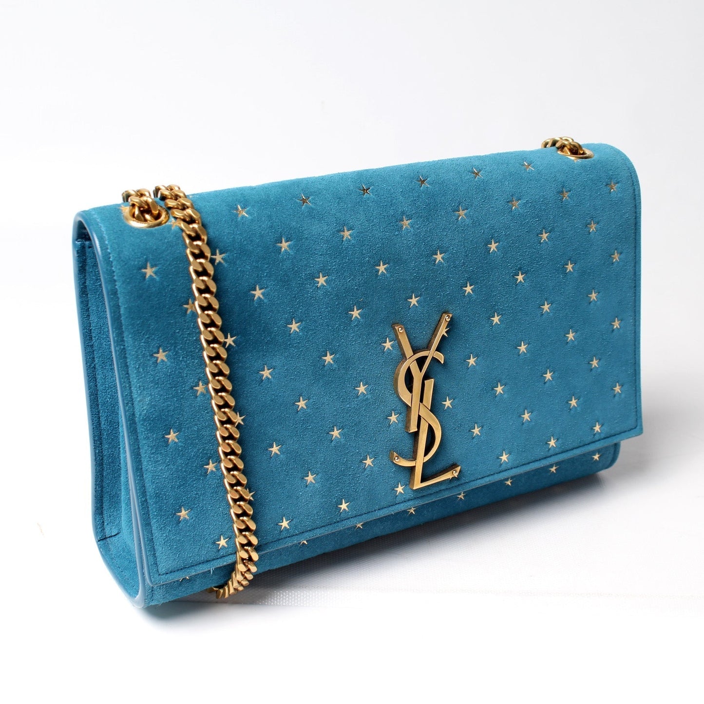 Saint Laurent Kate Satchel Medium Suede Bag