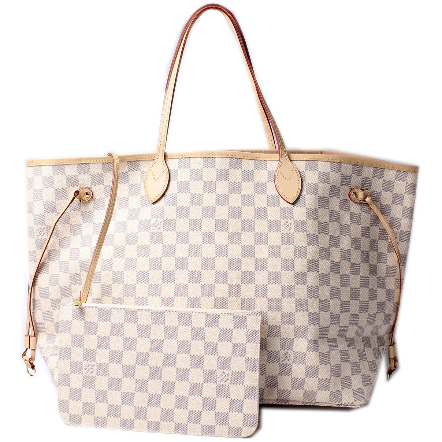 Louis Vuitton Neverfull W/ Wallet GM Damier Azur