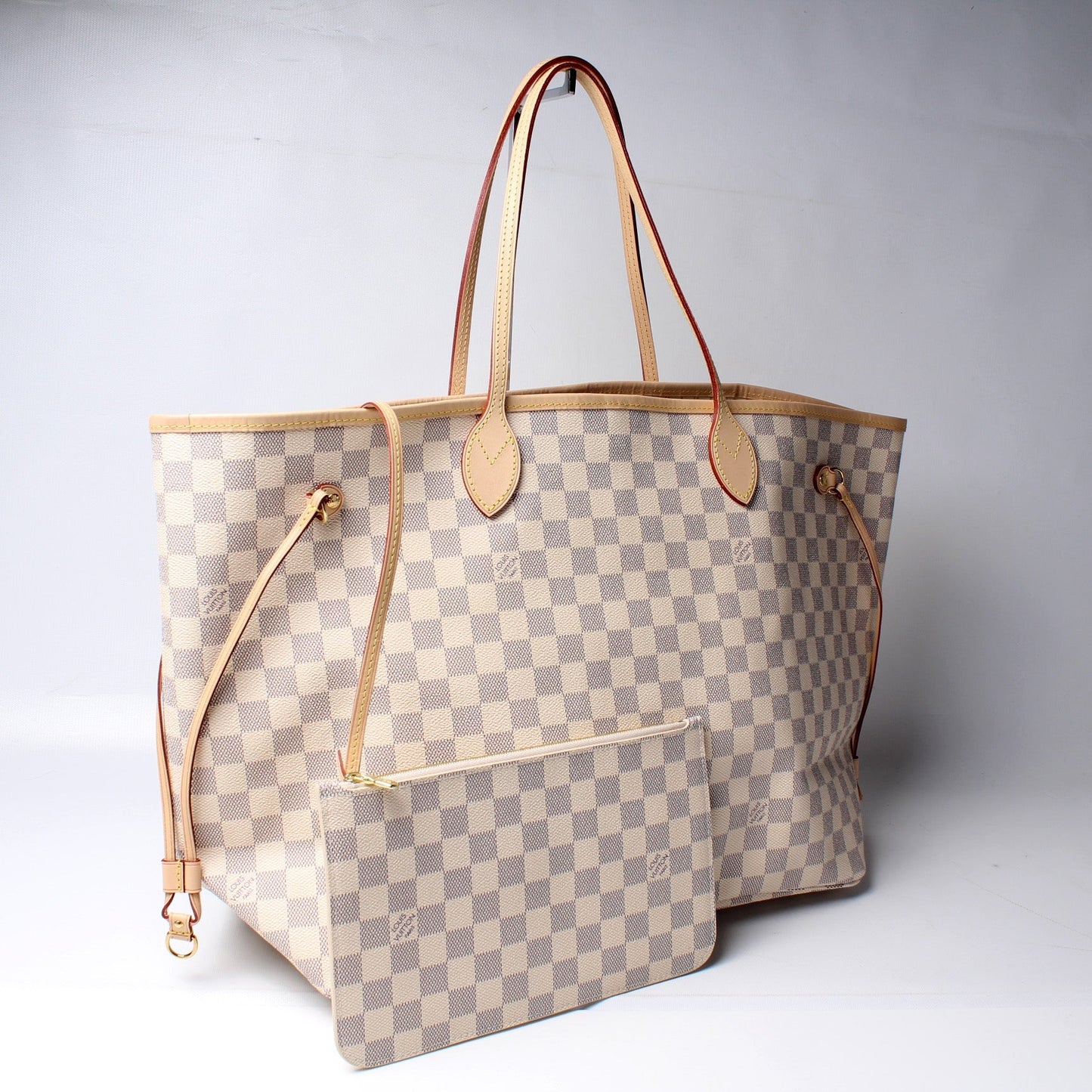 Louis Vuitton Neverfull W/ Wallet GM Damier Azur