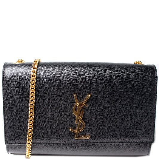 Saint Laurent Kate Satchel Grain Medium 364021 Bag