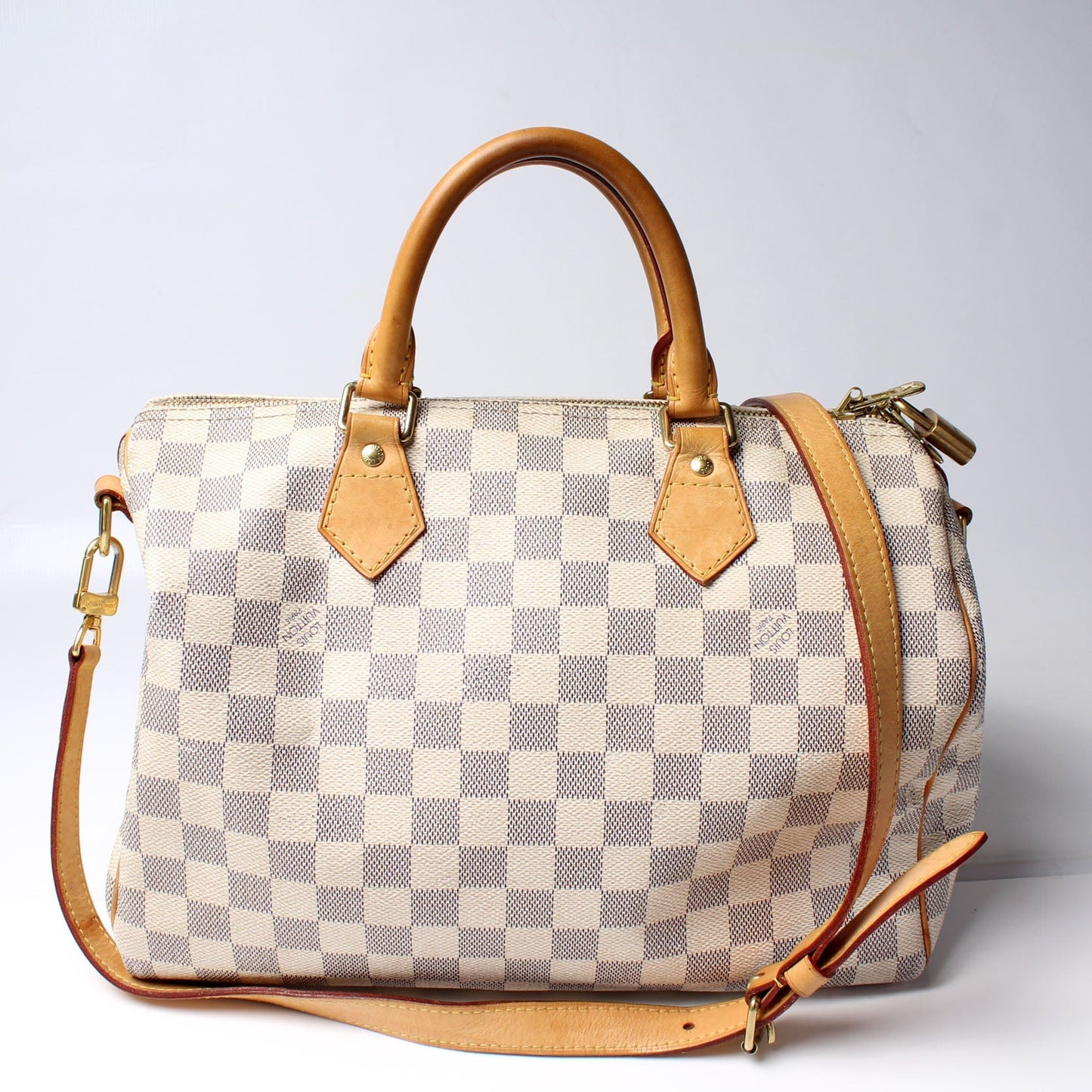 Louis Vuitton Speedy 30 Bandouliere Damier Azur