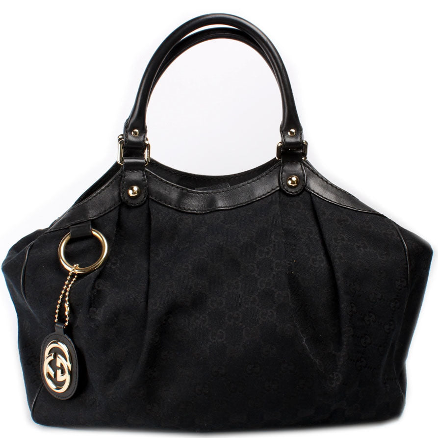 Gucci 211944 Sukey GG Canvas Medium Bag