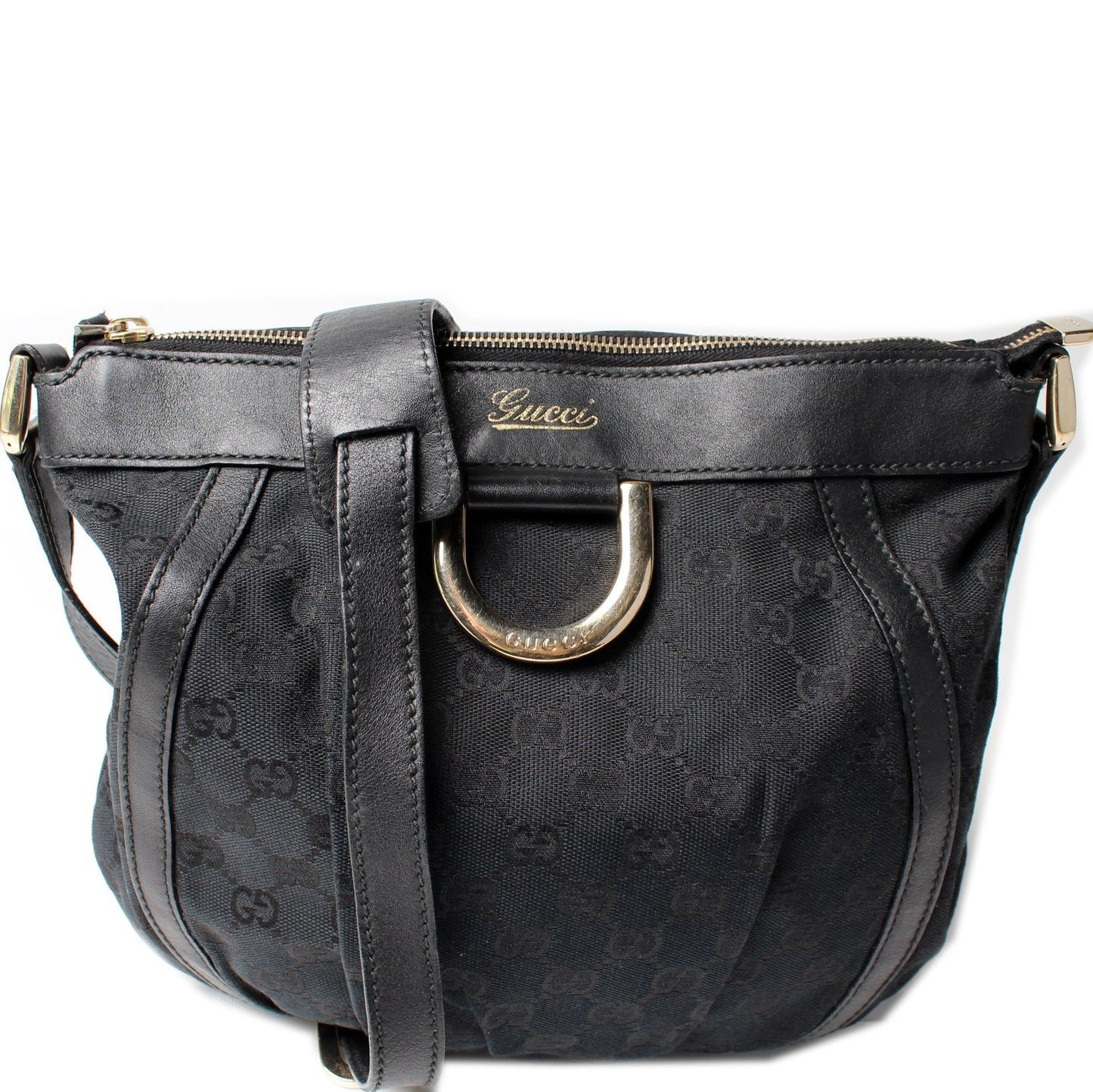 Gucci 203257 D Ring Crossbody Bag
