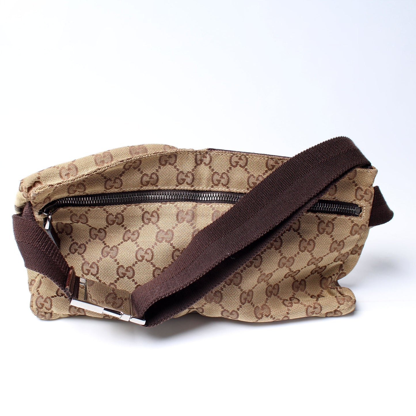 Gucci 28566 GG Canvas Waist Bag
