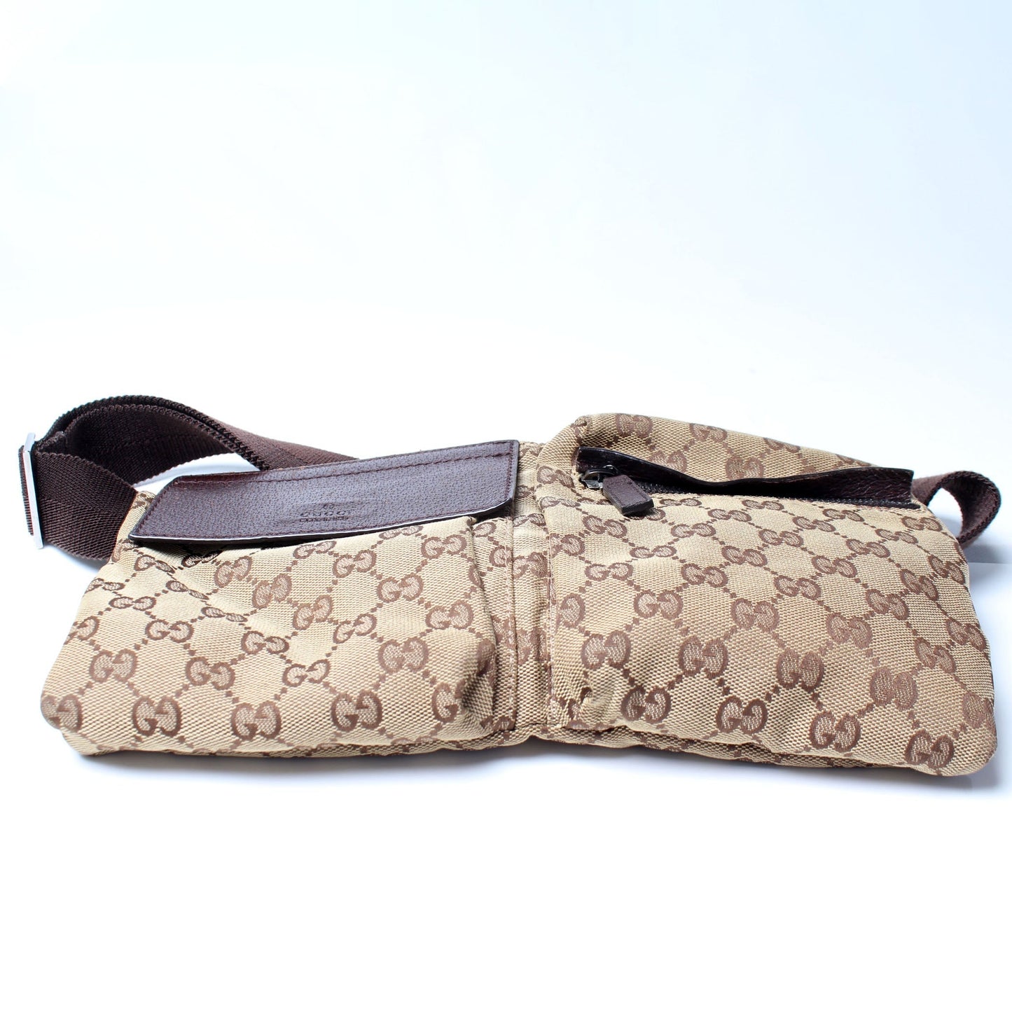 Gucci 28566 GG Canvas Waist Bag