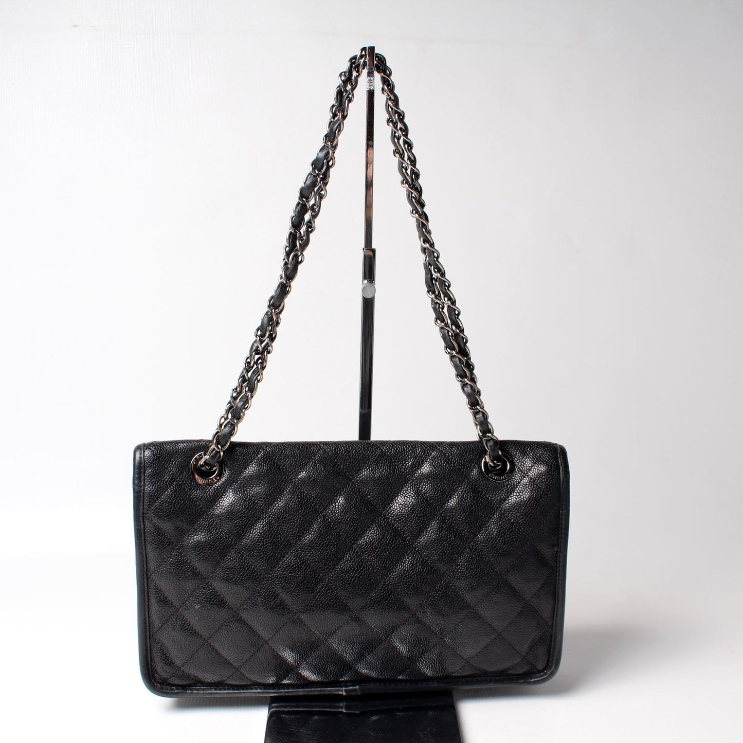 Chanel French Riviera Flap Medium Caviar Bag