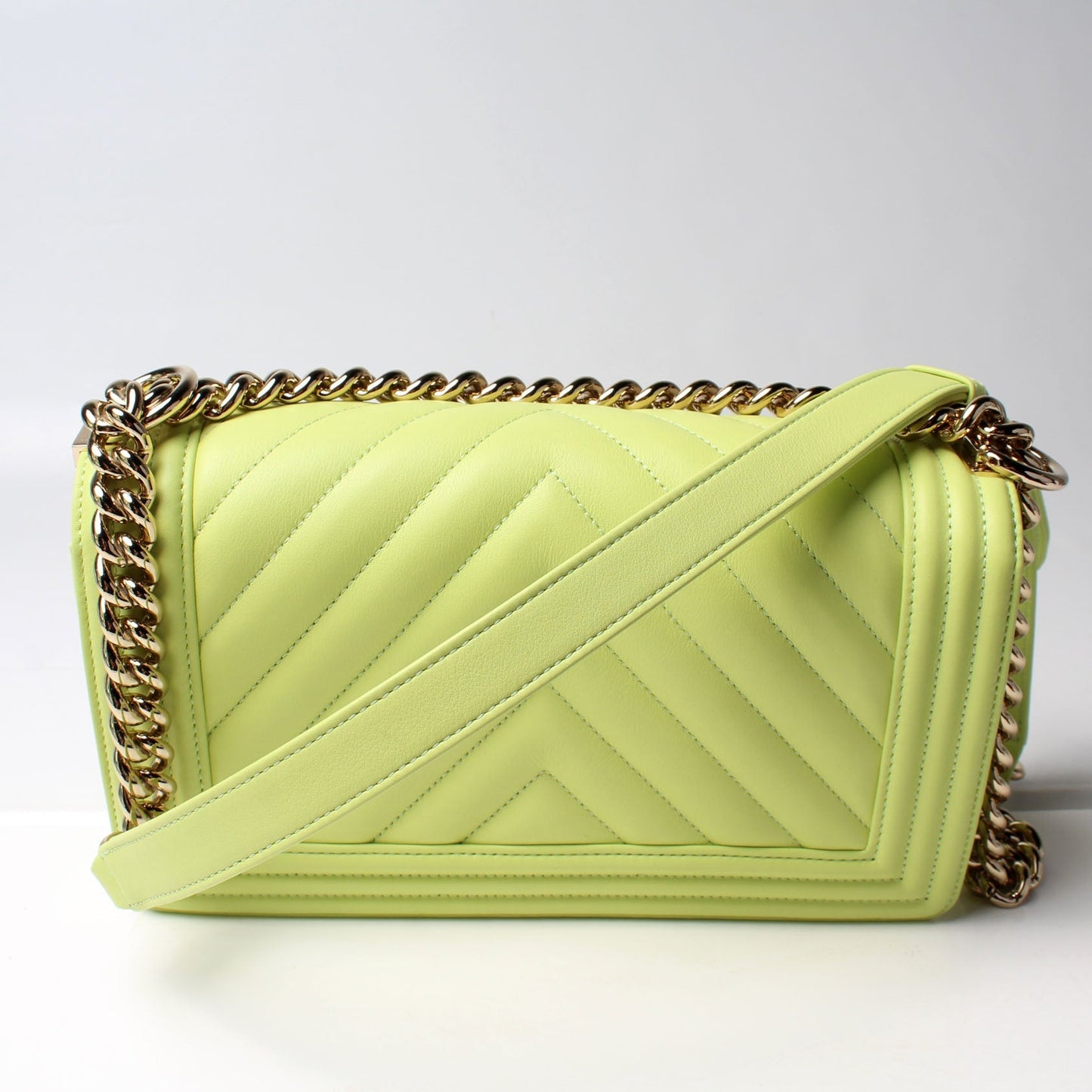 Chanel Boy Flap Medium New Lambskin 27M Bag