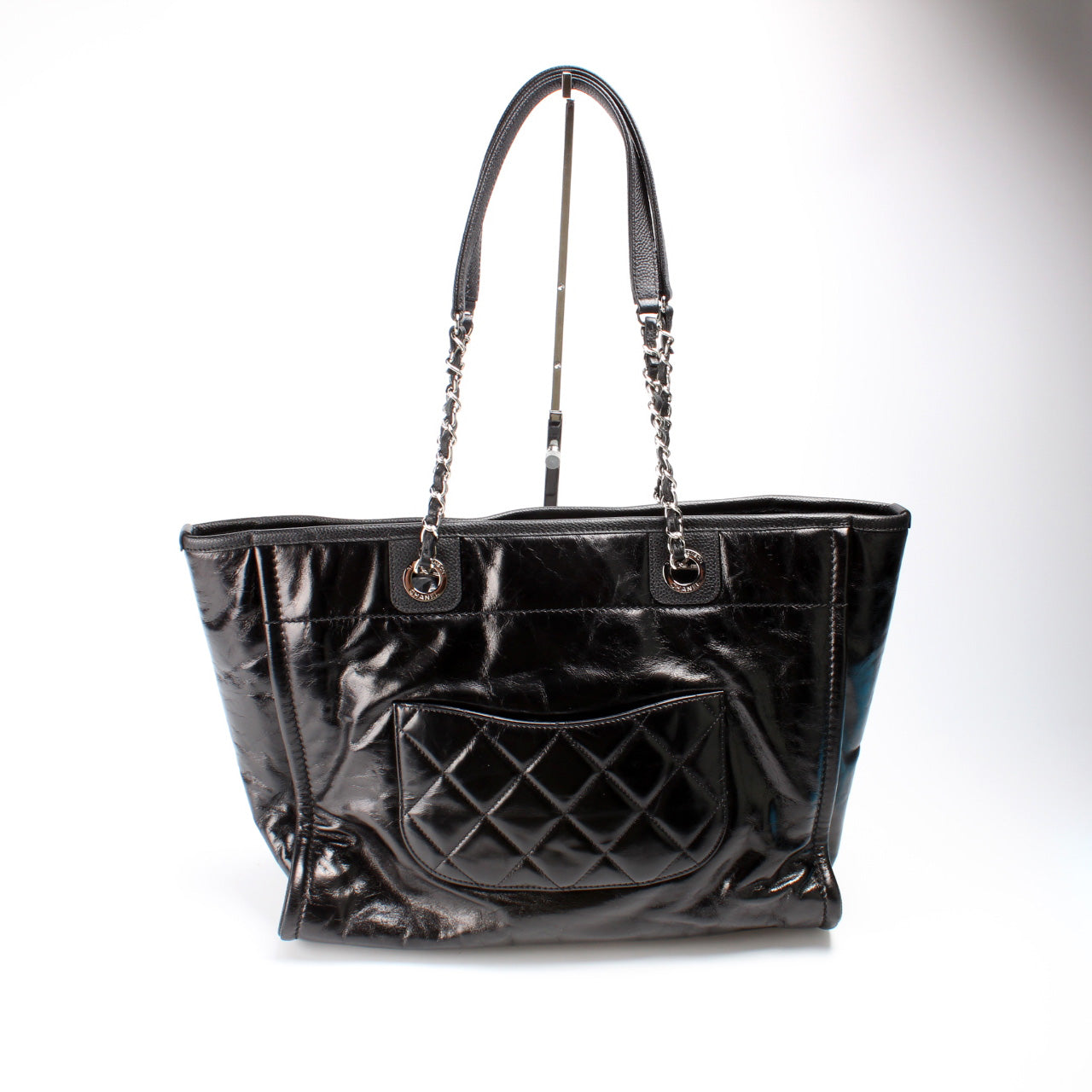 Chanel Deauville Small Glazed Calf Bag