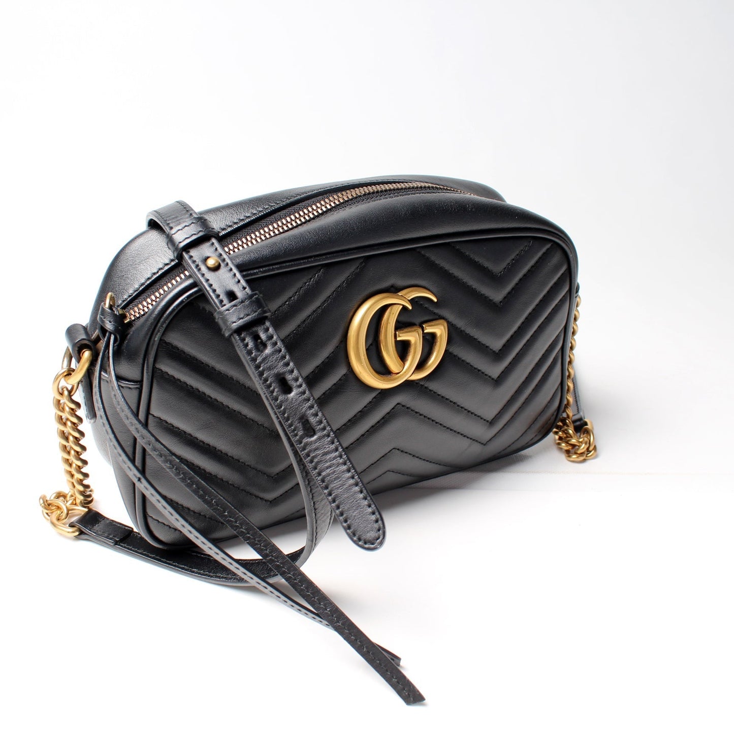Gucci 447632 Marmont Small Leather Camera Bag