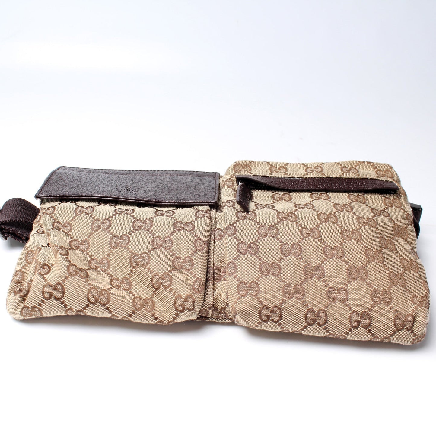 Gucci 28566 GG Canvas Waist Bag