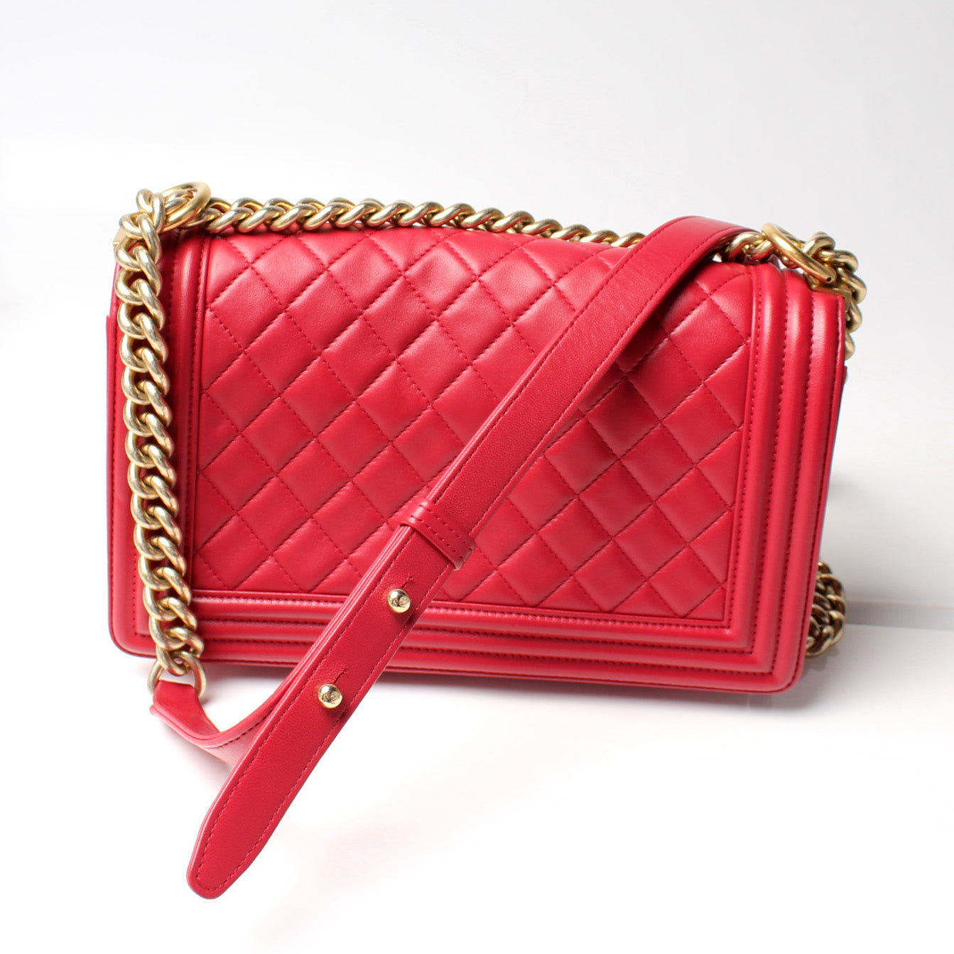 Chanel Boy Flap Medium Lambskin Older Bag