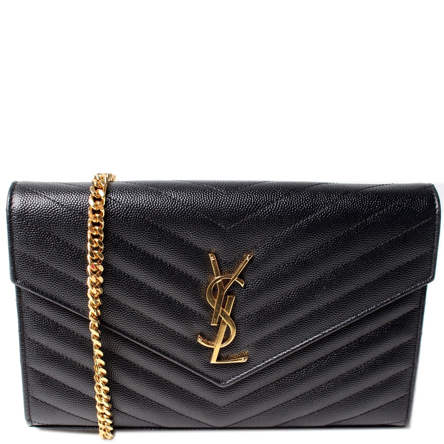 Saint Laurent Grain De Chain Wallet Bag
