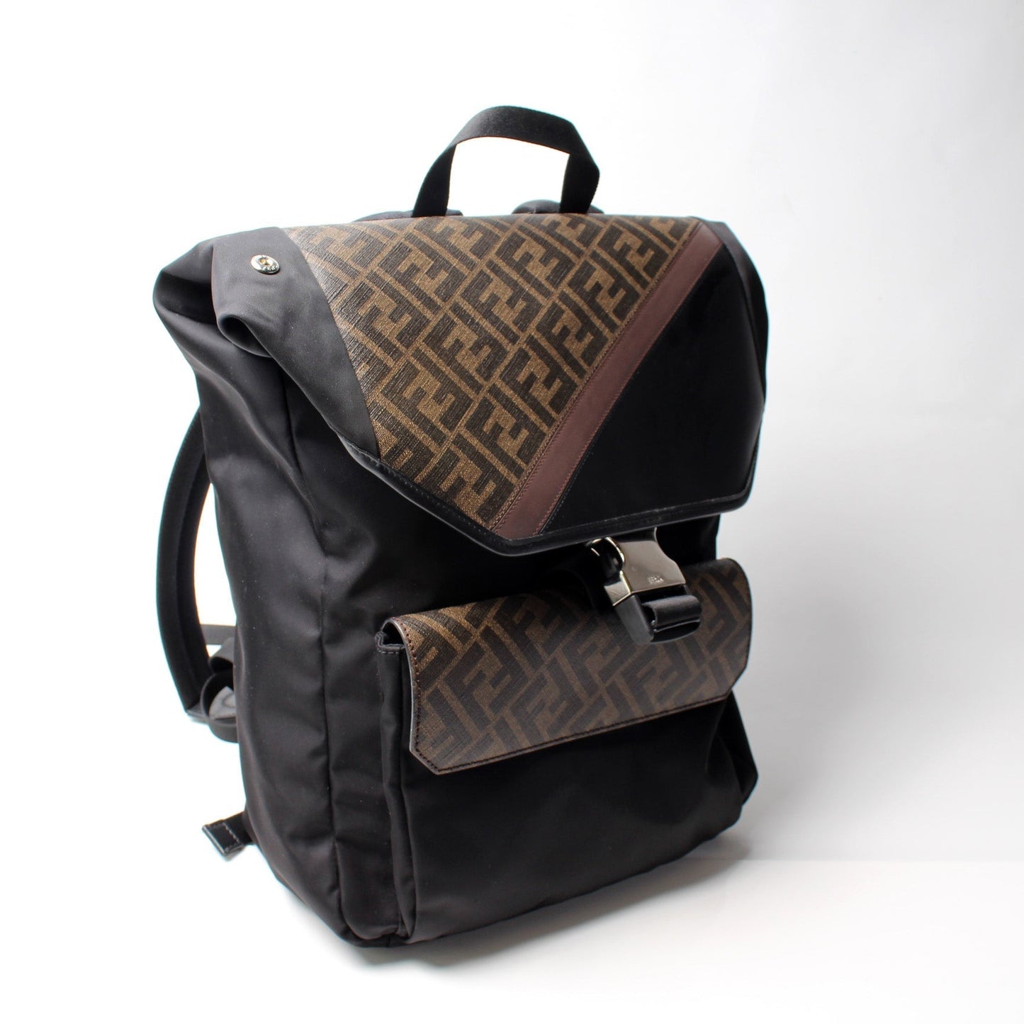 Fendi Zucca Nylon Backpack Bag