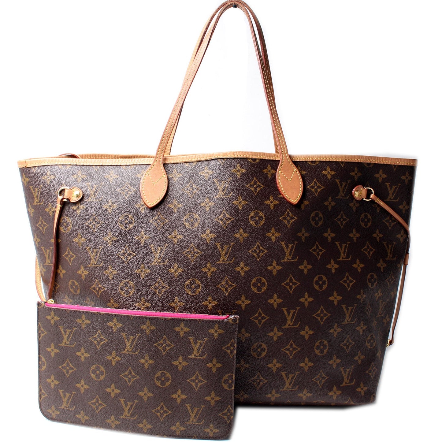 Louis Vuitton Neverfull GM W/ Wallet Monogram