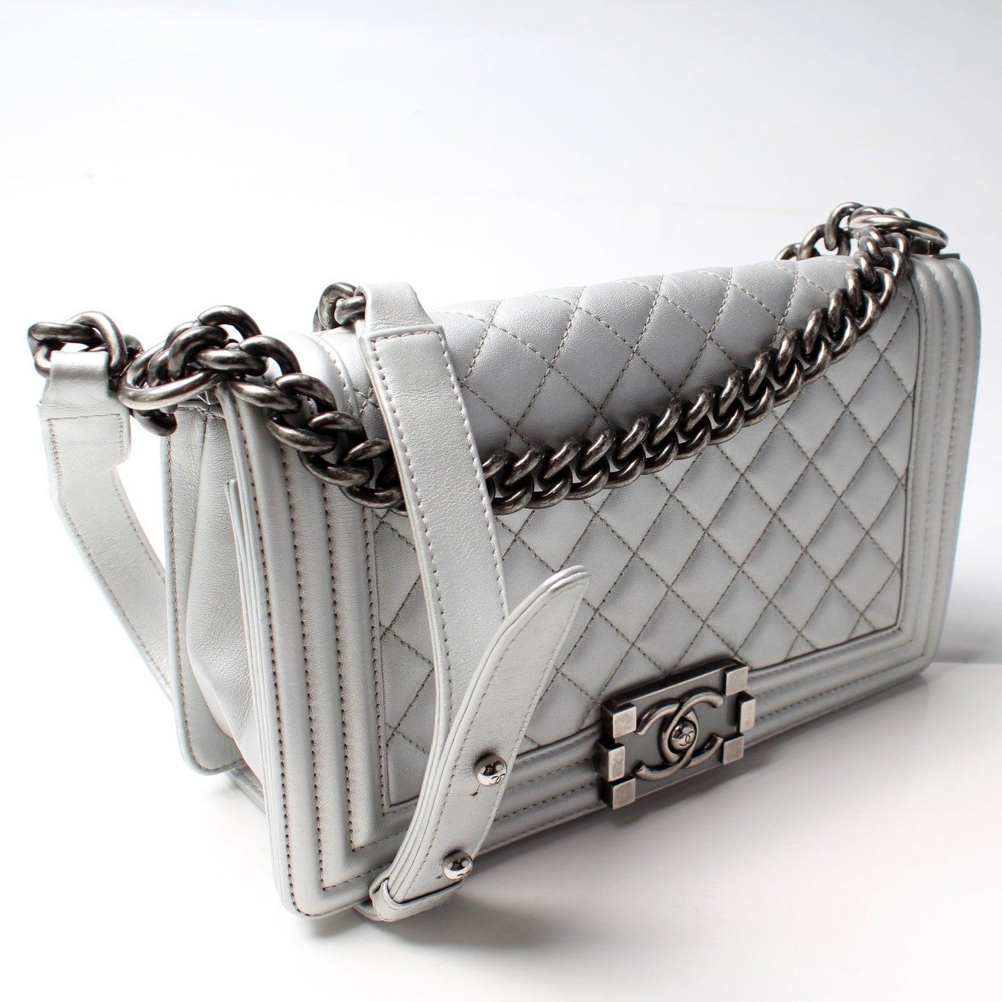 Chanel Boy Flap Medium Lambskin Older Bag