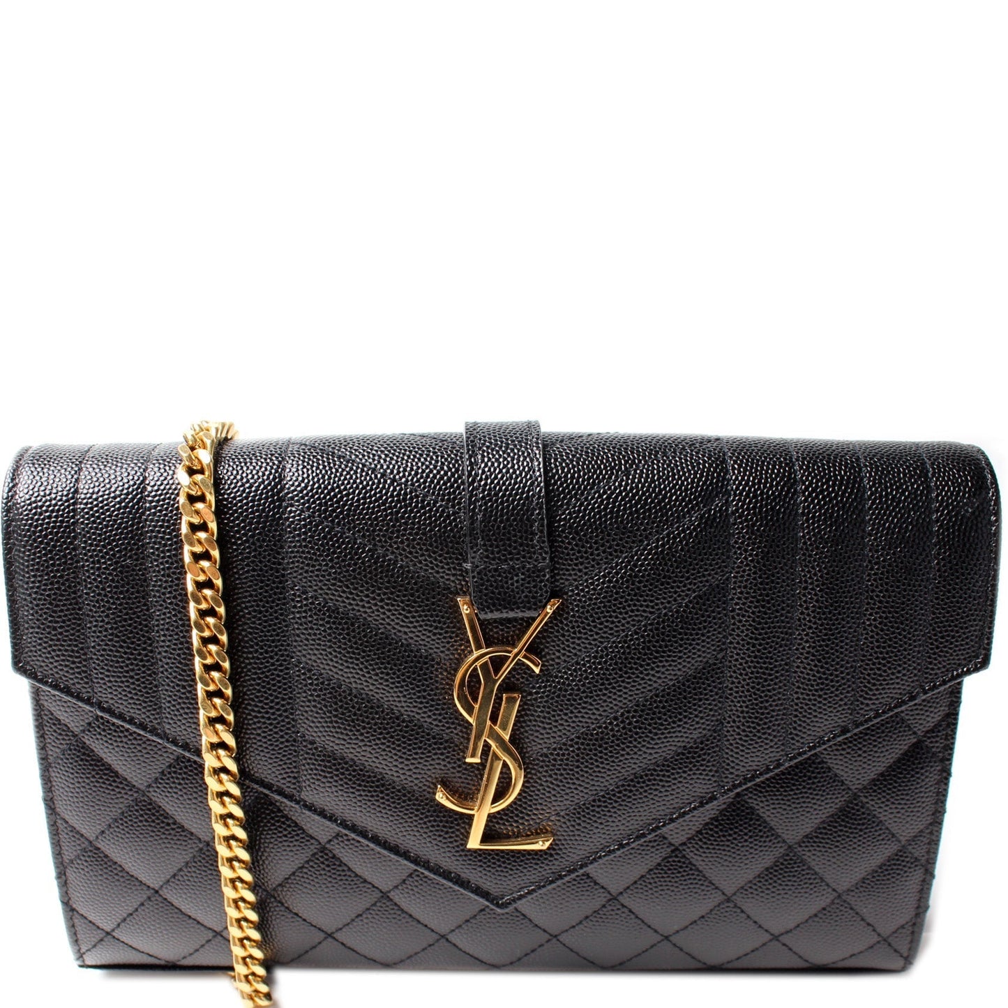 Saint Laurent 620280 Chain Wallet Mix Matelasse Bag
