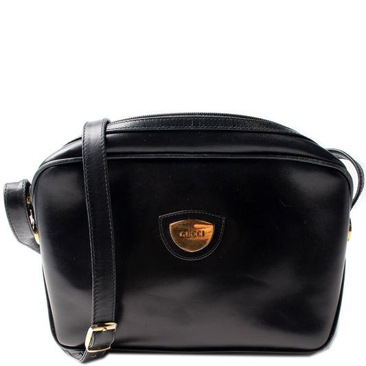 Gucci Vintage Leather Camera Bag