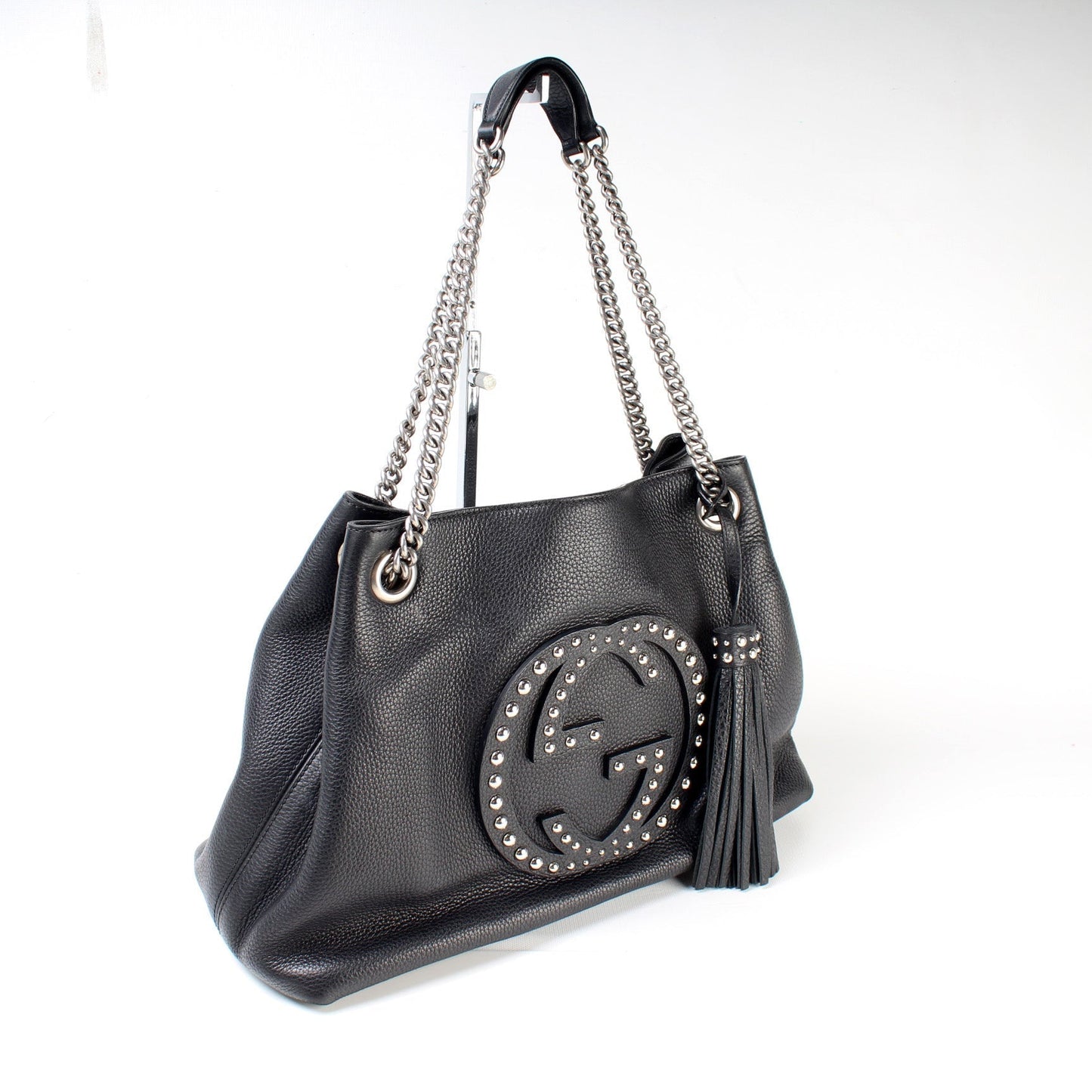 Gucci 308982 Soho Leather Shoulder Medium Studded Bag
