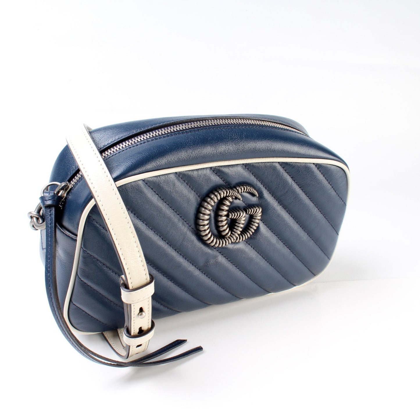 Gucci 447632 Marmont Torchon Small Leather Camera Bag