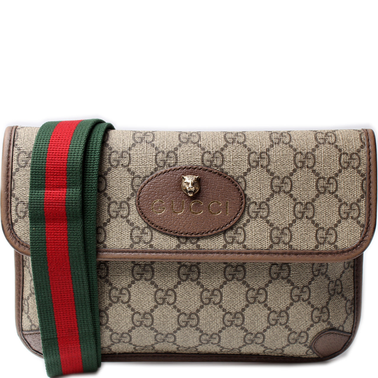 Gucci 493930 GG Supreme Neo Web Belt Bag