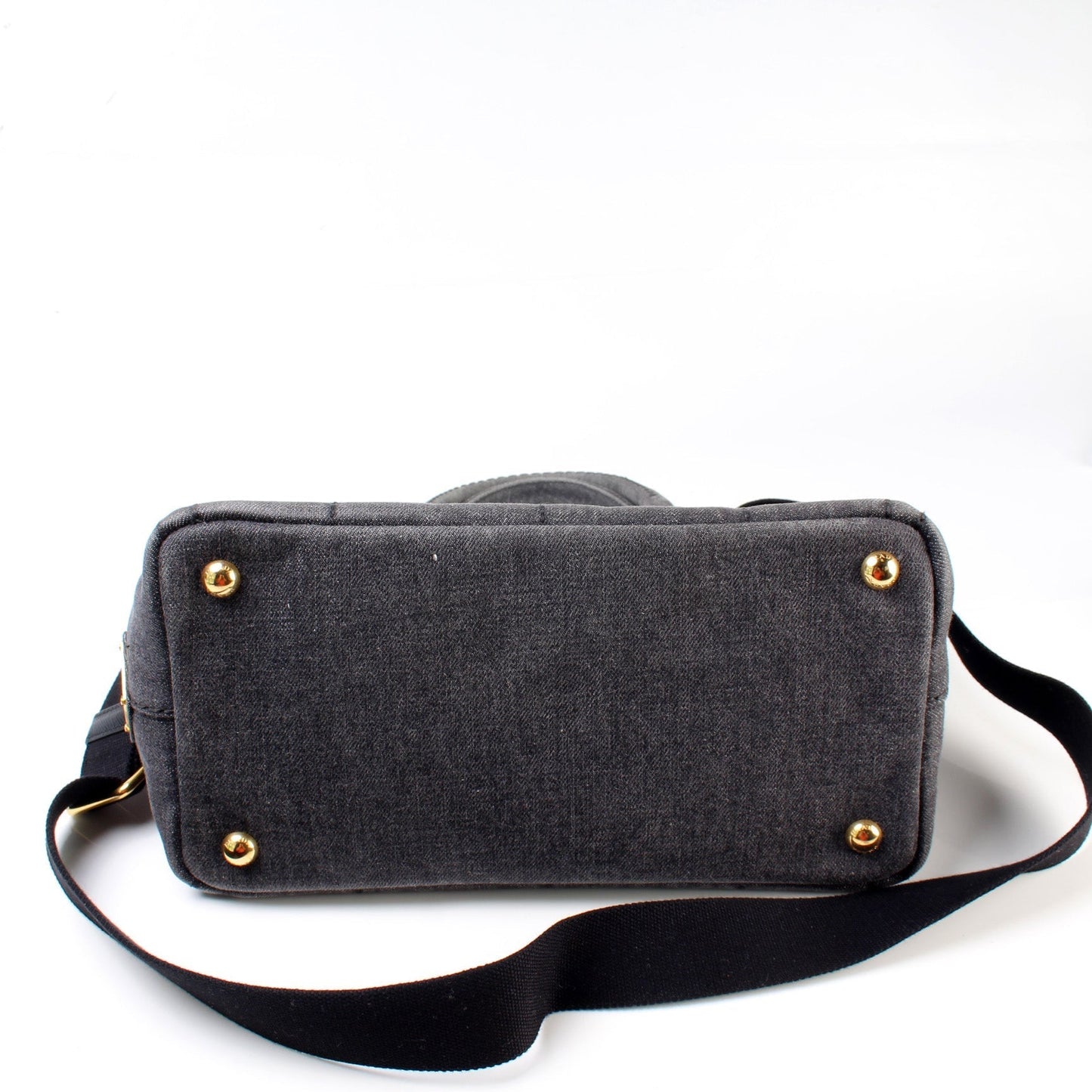 Prada Canapa Canvas Small Tote Bag