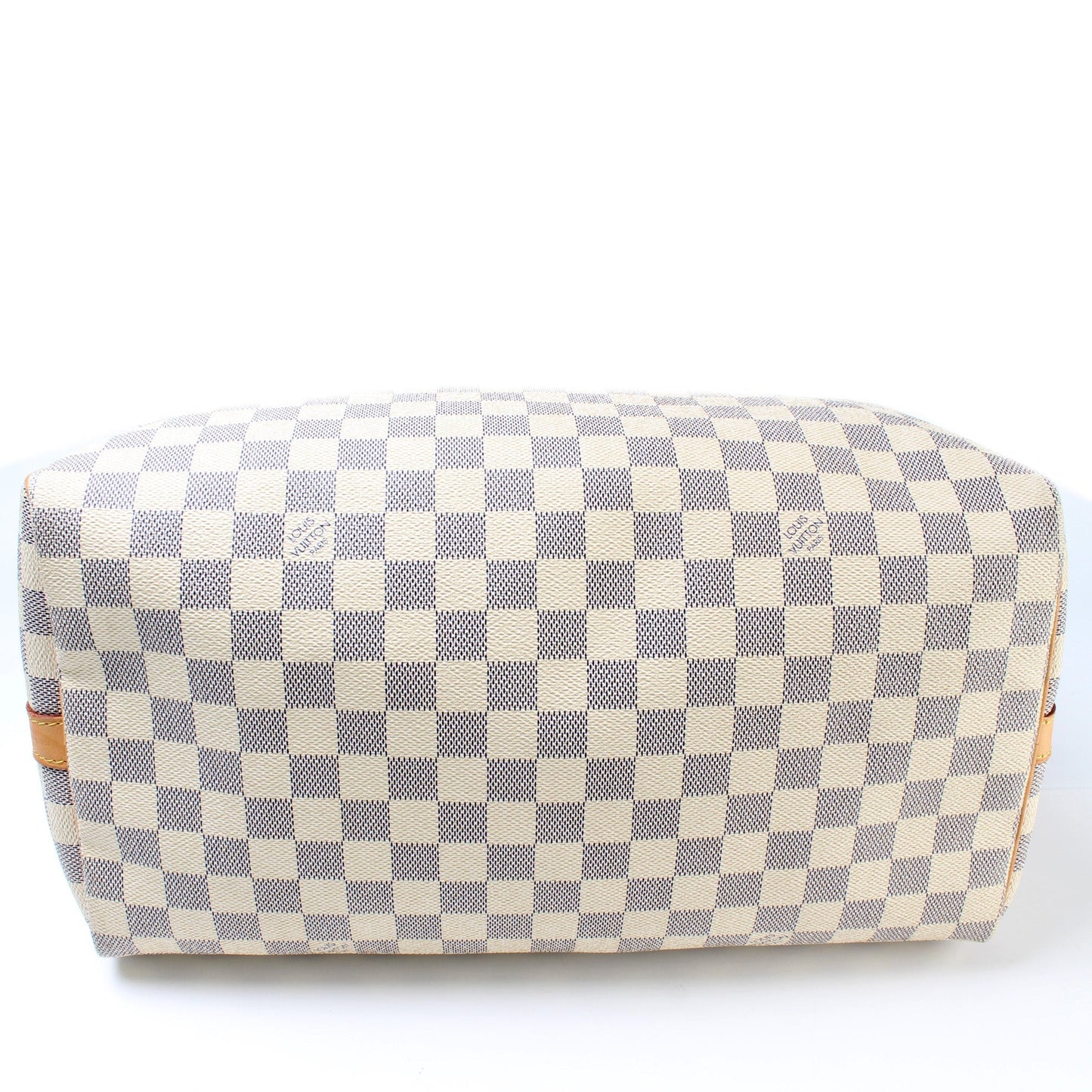 Louis Vuitton Speedy 35 With Bandouliere Damier Azur