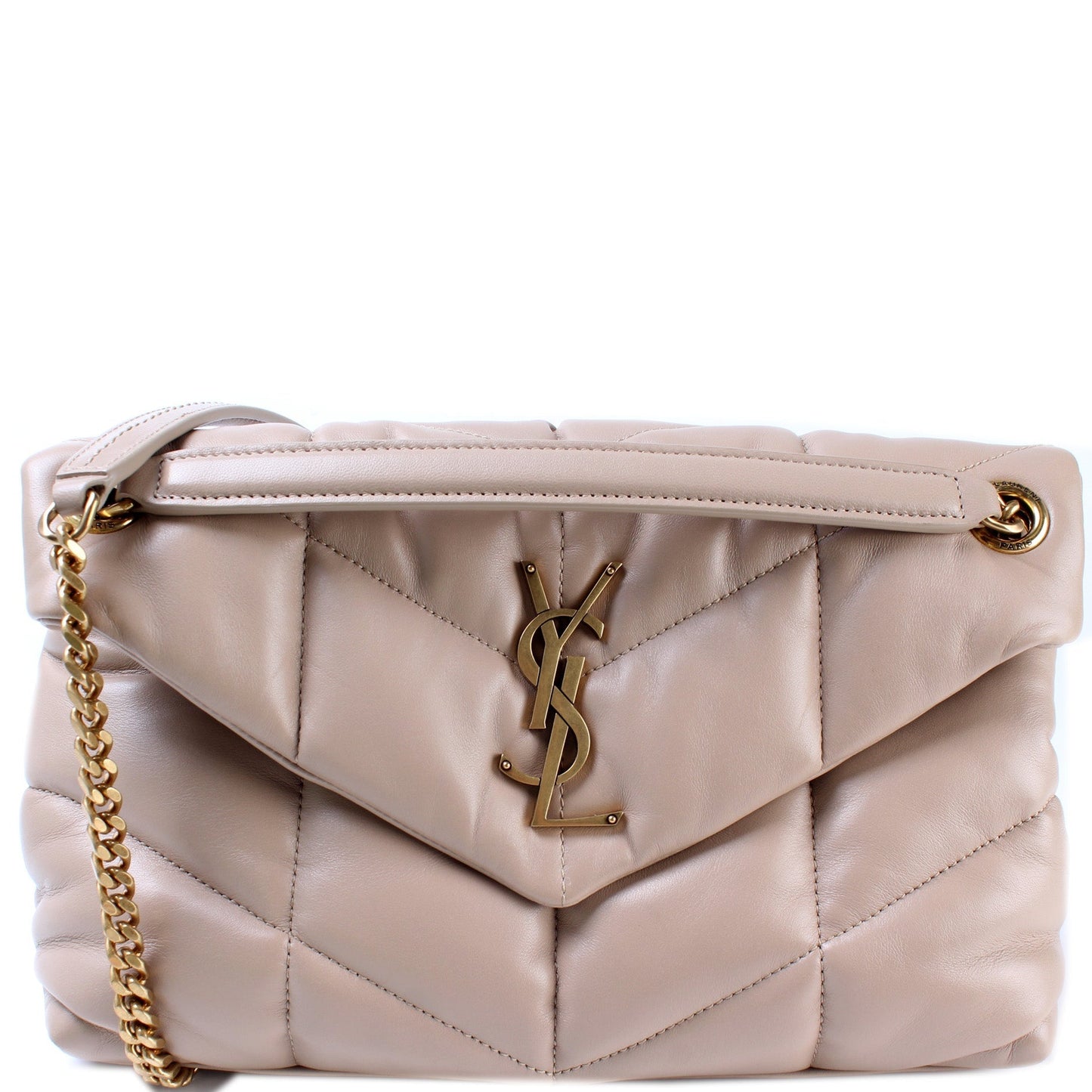 Saint Laurent Puffer Quilted Small Lambskin Bag