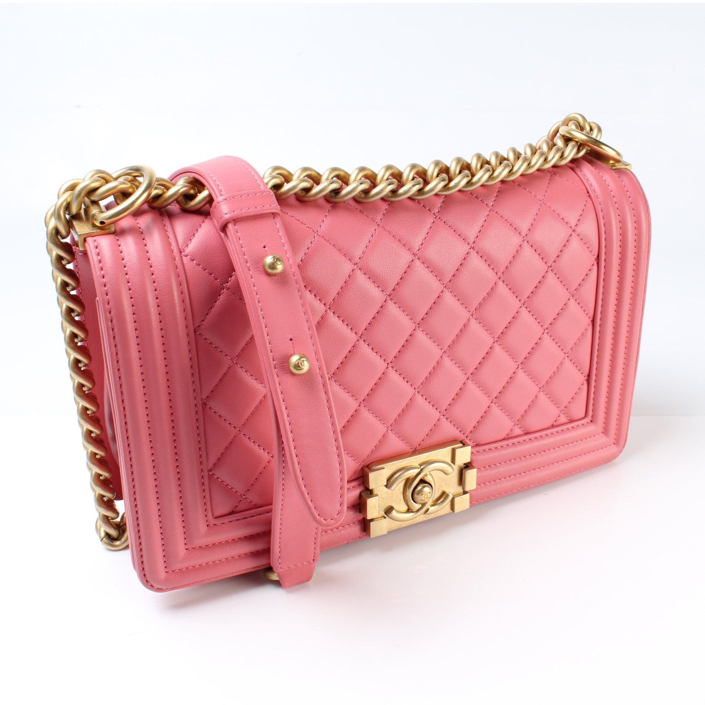 Chanel Boy Flap Medium Lambskin Older Bag