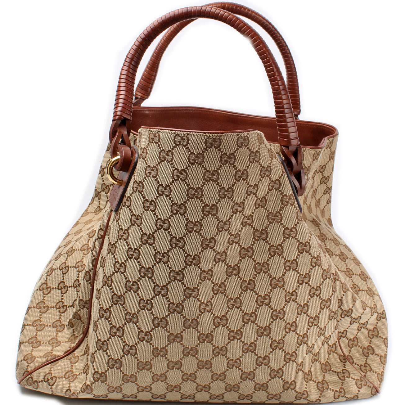 Gucci 323666 GG Canvas Tote Large Bag
