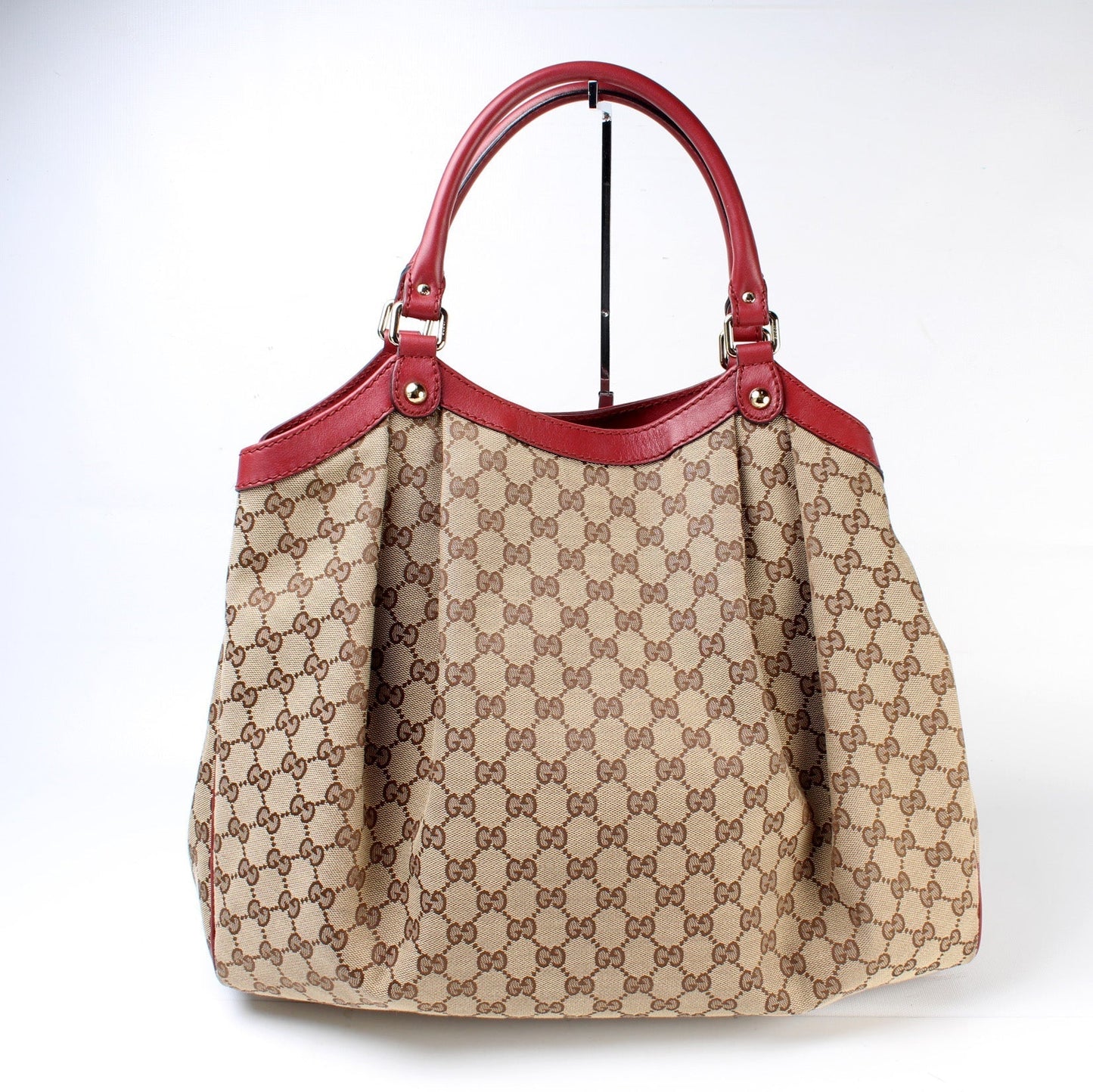 Gucci 211943 Sukey GG Canvas Large Bag