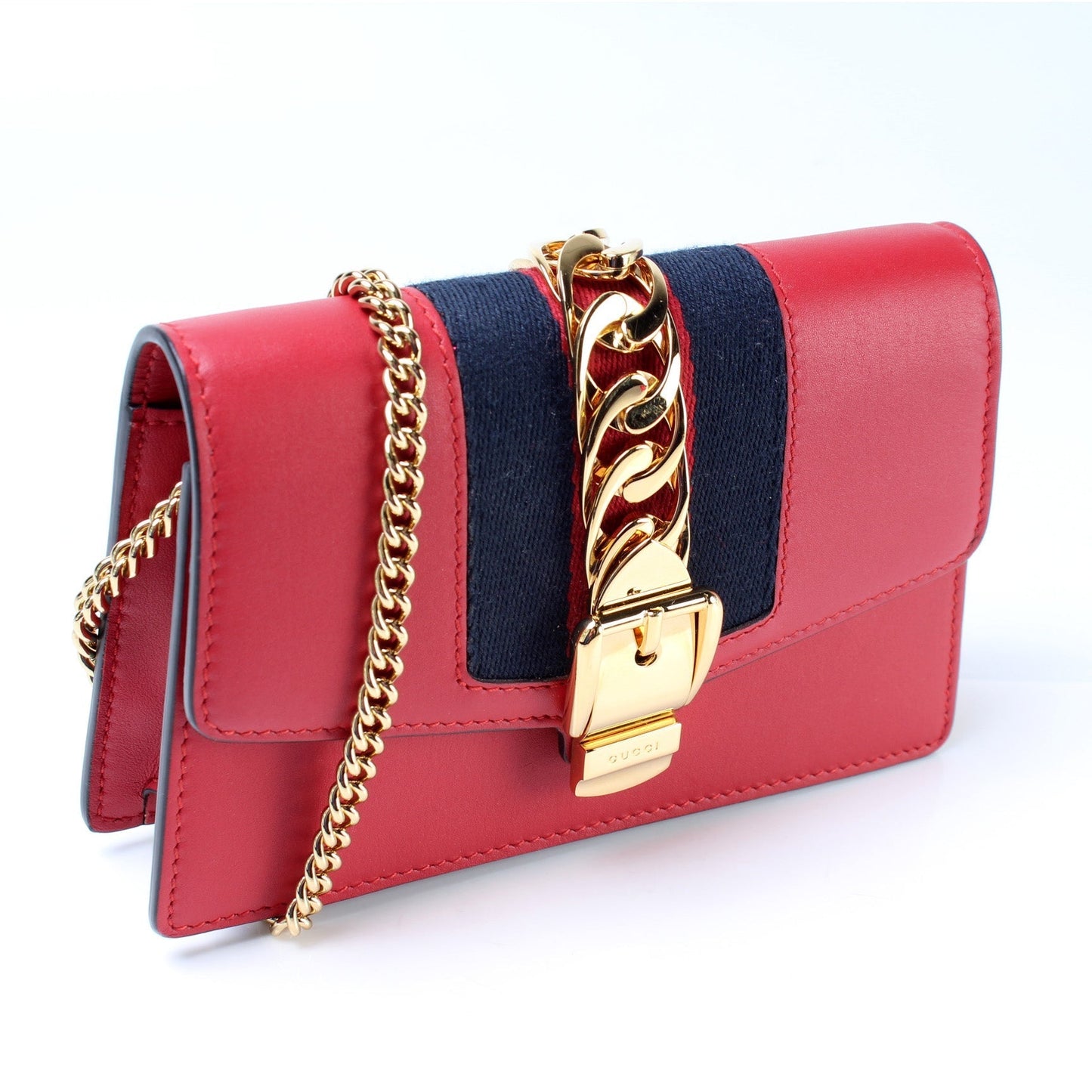 Gucci 494646 Sylvie Chain Super Mini Bag