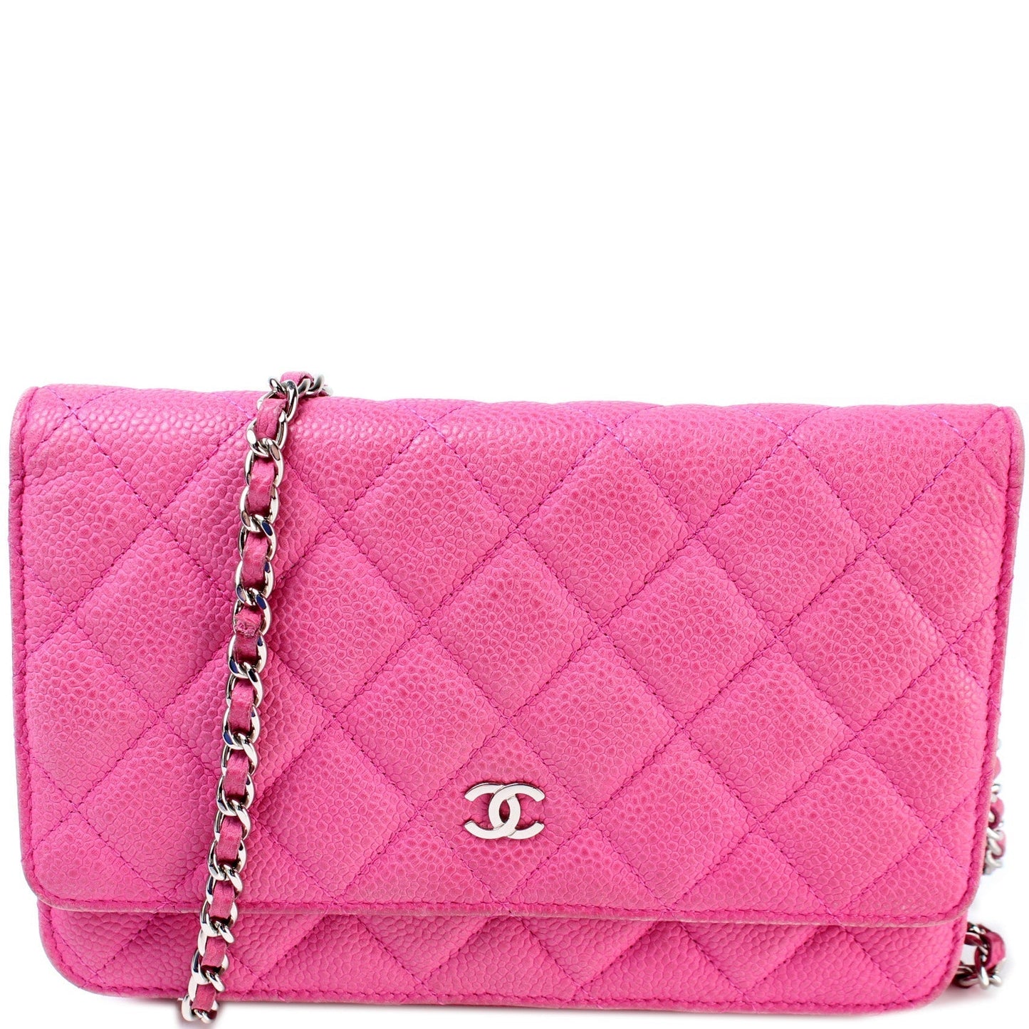 Chanel WOC Classic Quilted Caviar Bag
