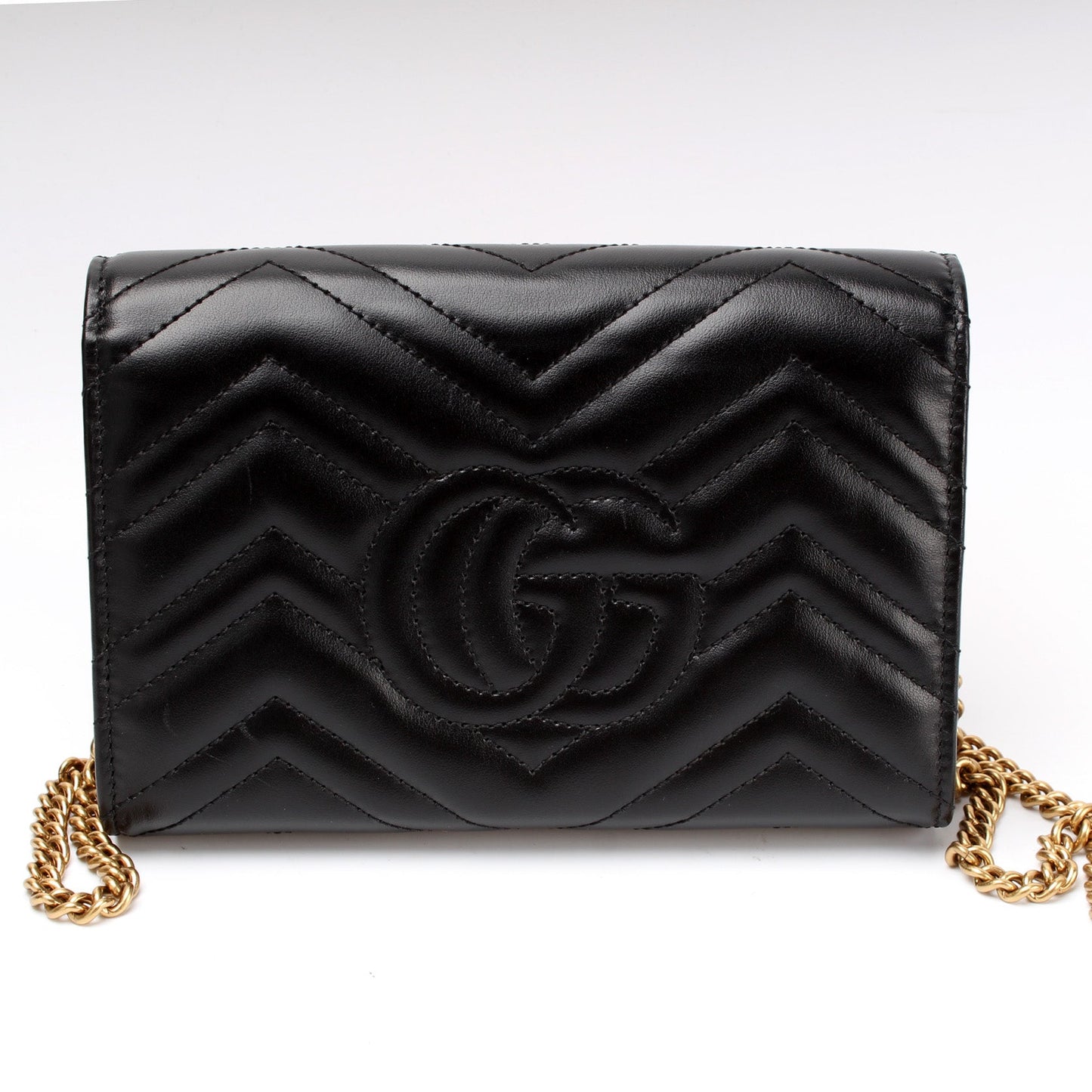 Gucci 474575 Marmont Chain Wallet Bag