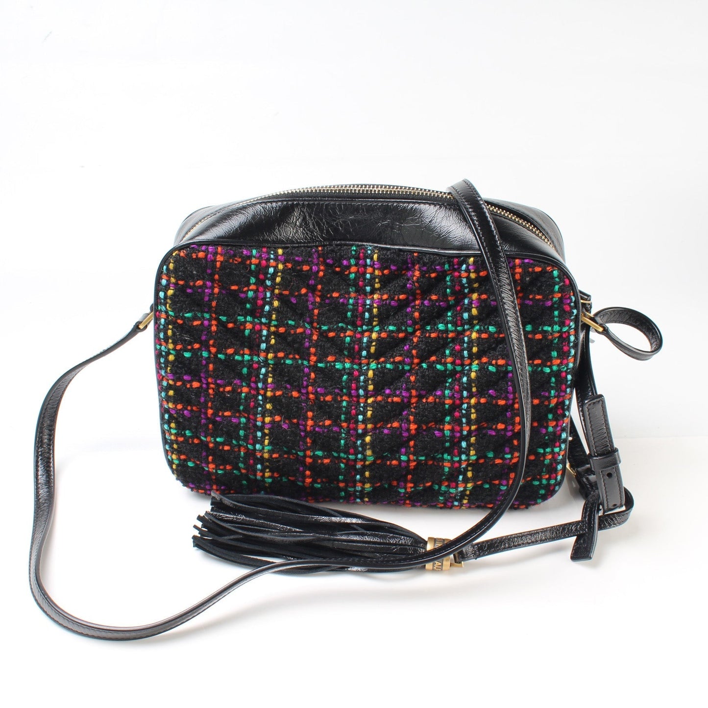 Saint Laurent Lou Camera Tweed 612544 Bag