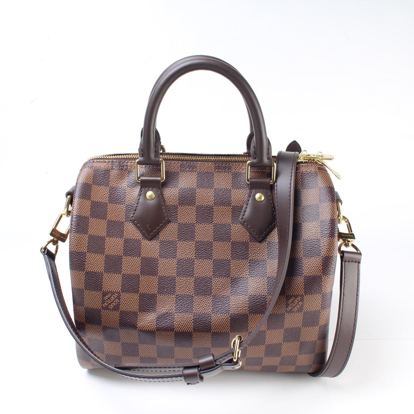 Louis Vuitton Speedy 25 Bandouliere Damier Ebene