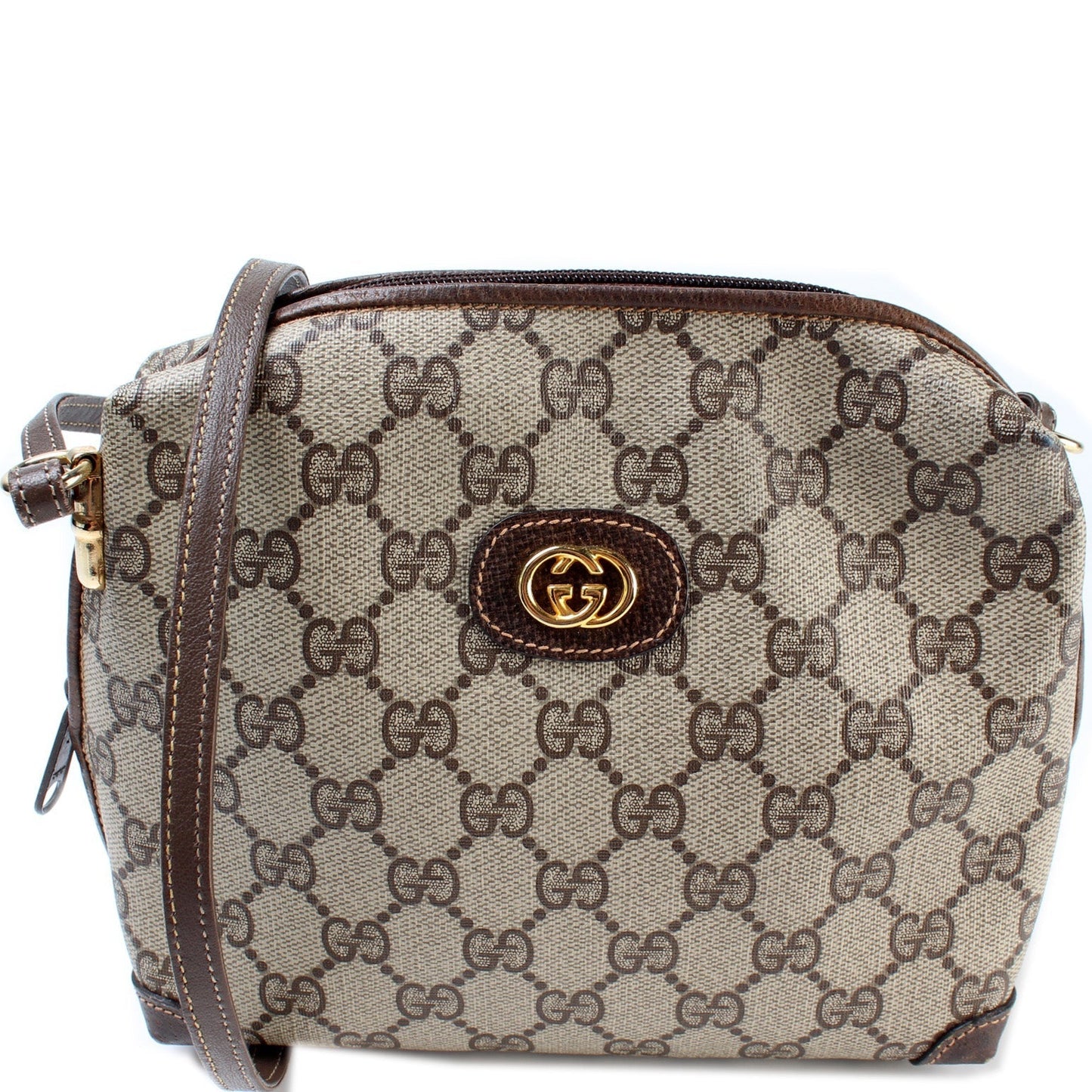 Gucci 67-01-4916 Interlocking GG Shoulder Vintage Bag