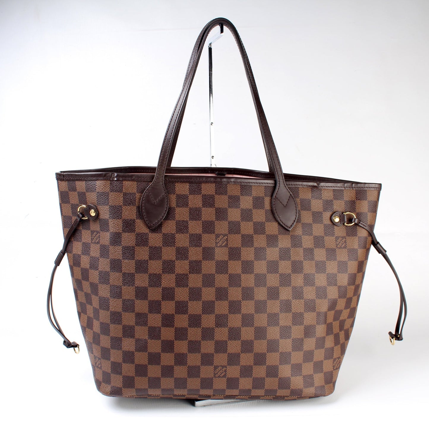 Louis Vuitton Neverfull w/Wallet MM Damier Ebene