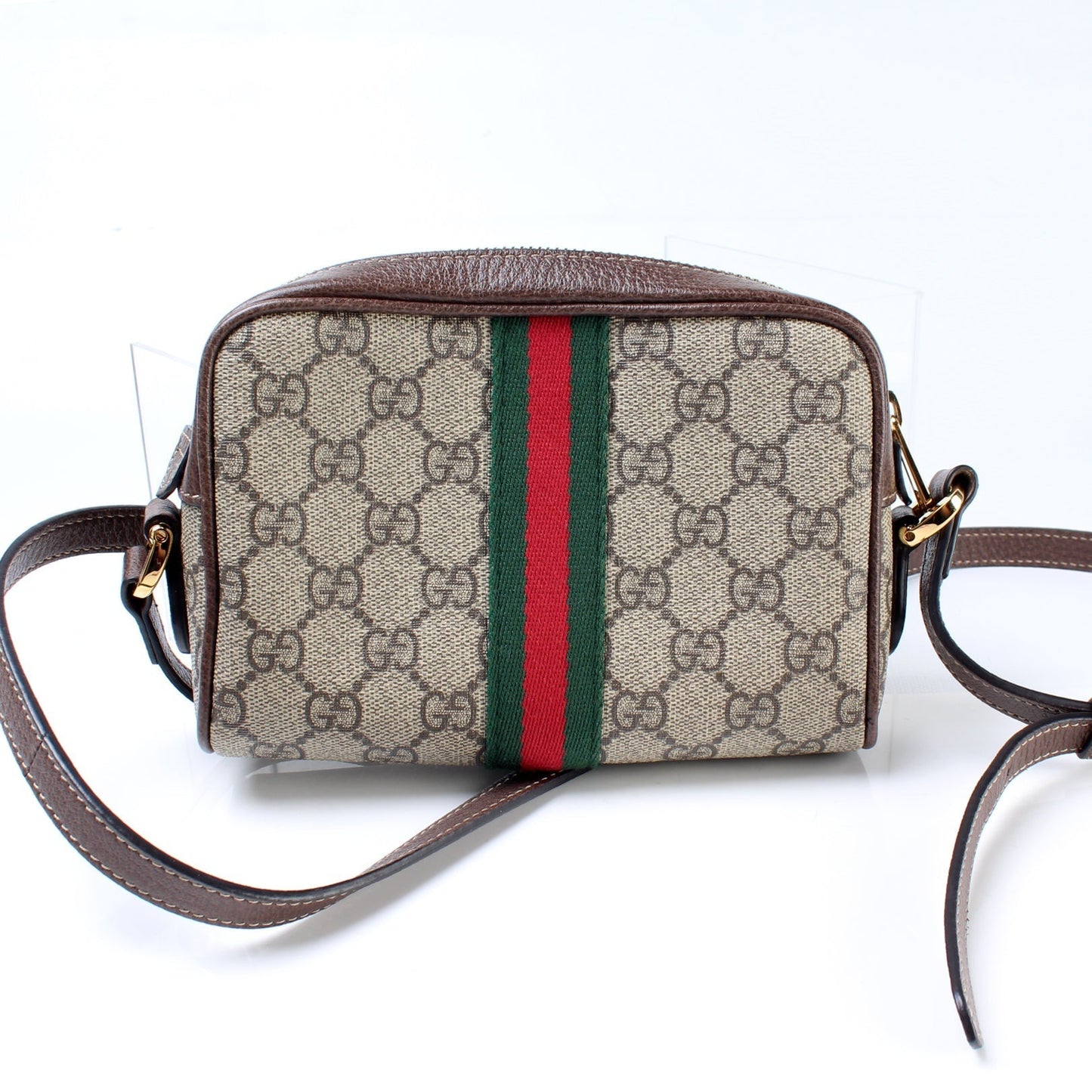 Gucci 517350 GG Supreme Mini Ophidia Bag