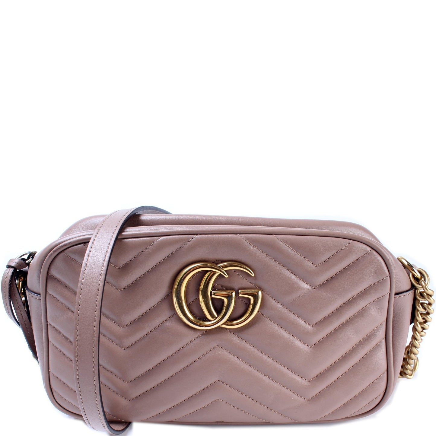 Gucci 447632 Marmont Small Leather Camera Bag