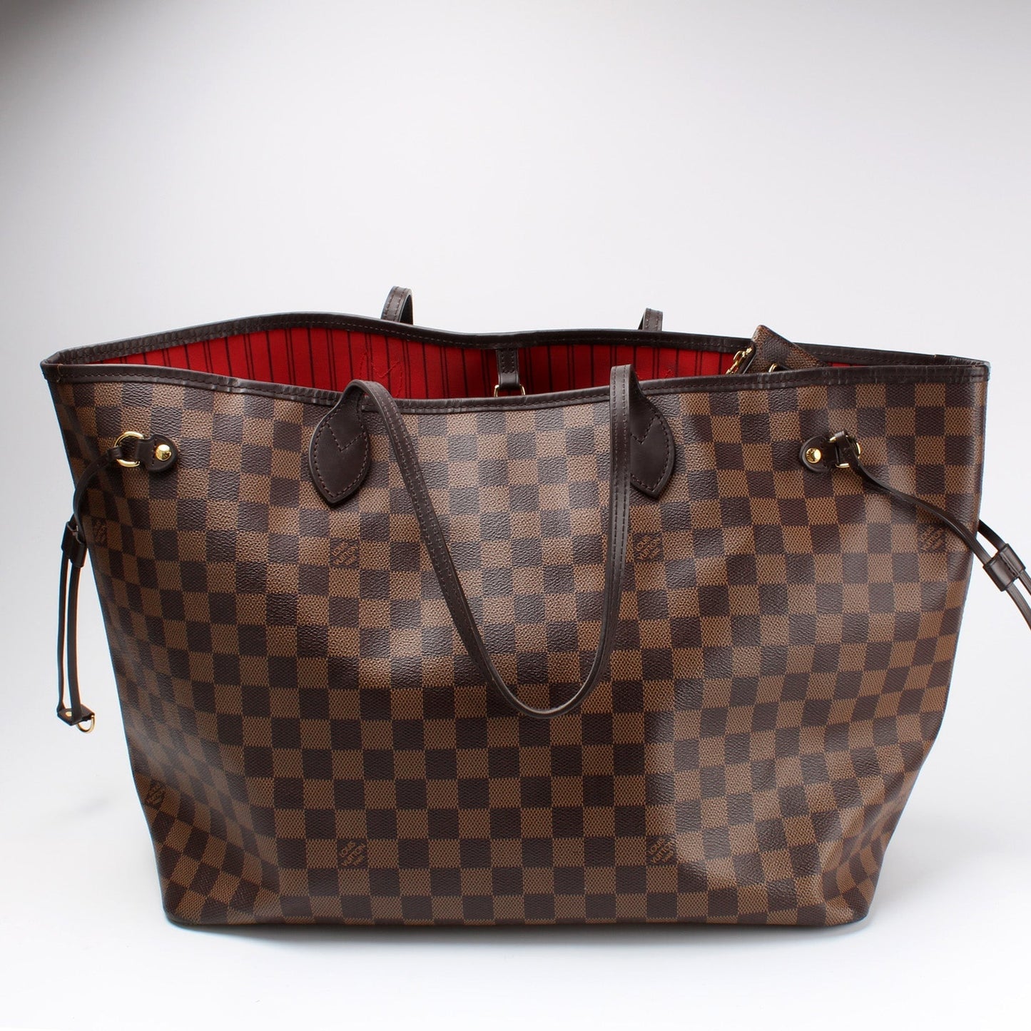 Louis Vuitton Neverfull W/ Wallet GM Damier Ebene