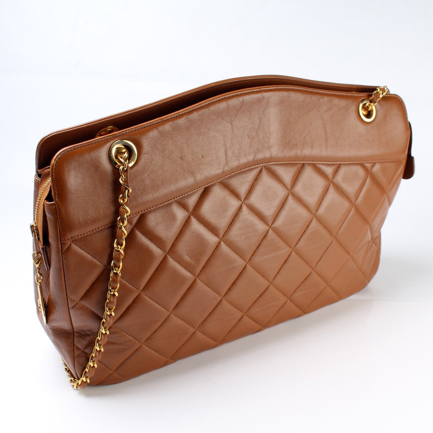 Chanel Quilted Vintage Large Shoulder Bag