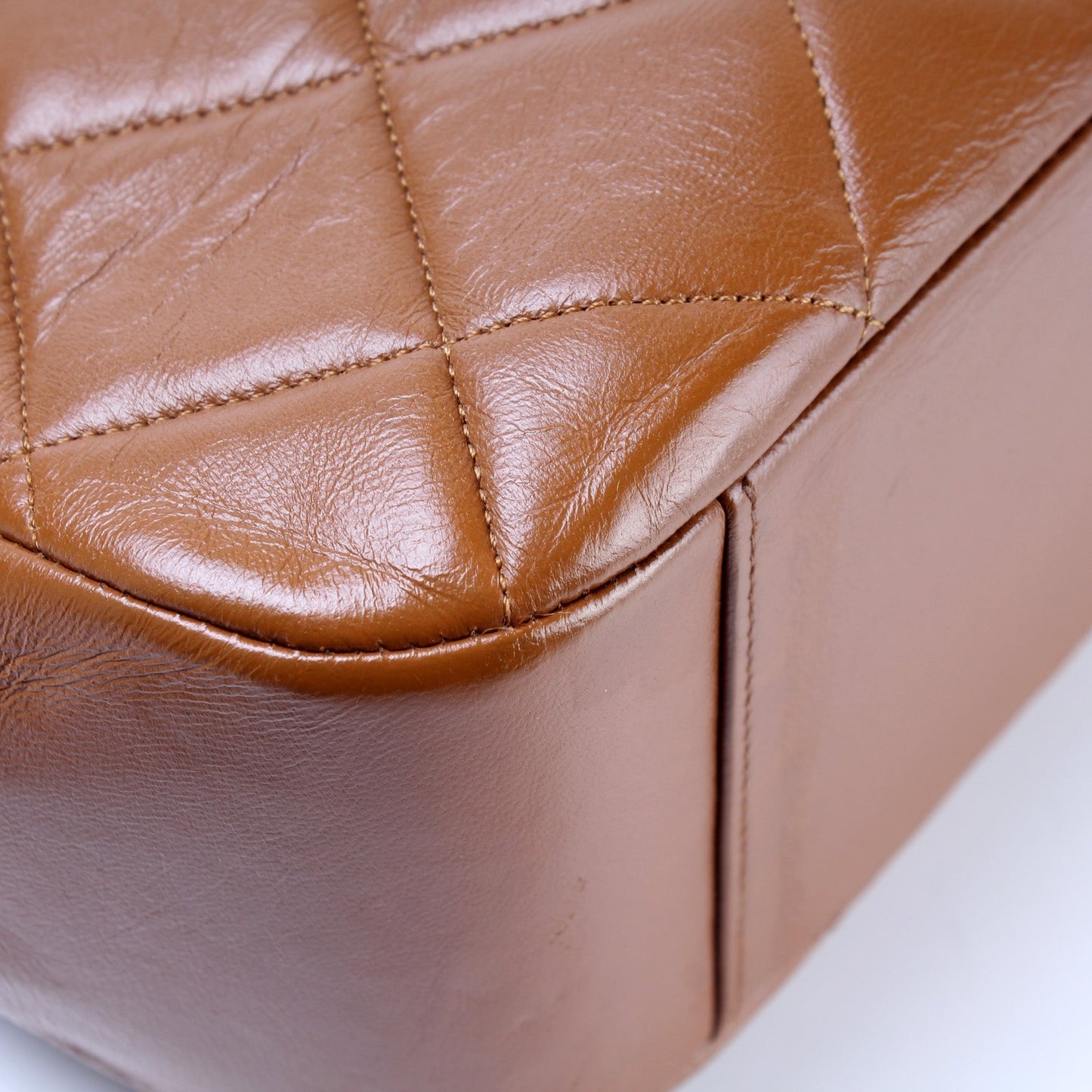 Chanel Quilted Vintage Large Shoulder Bag