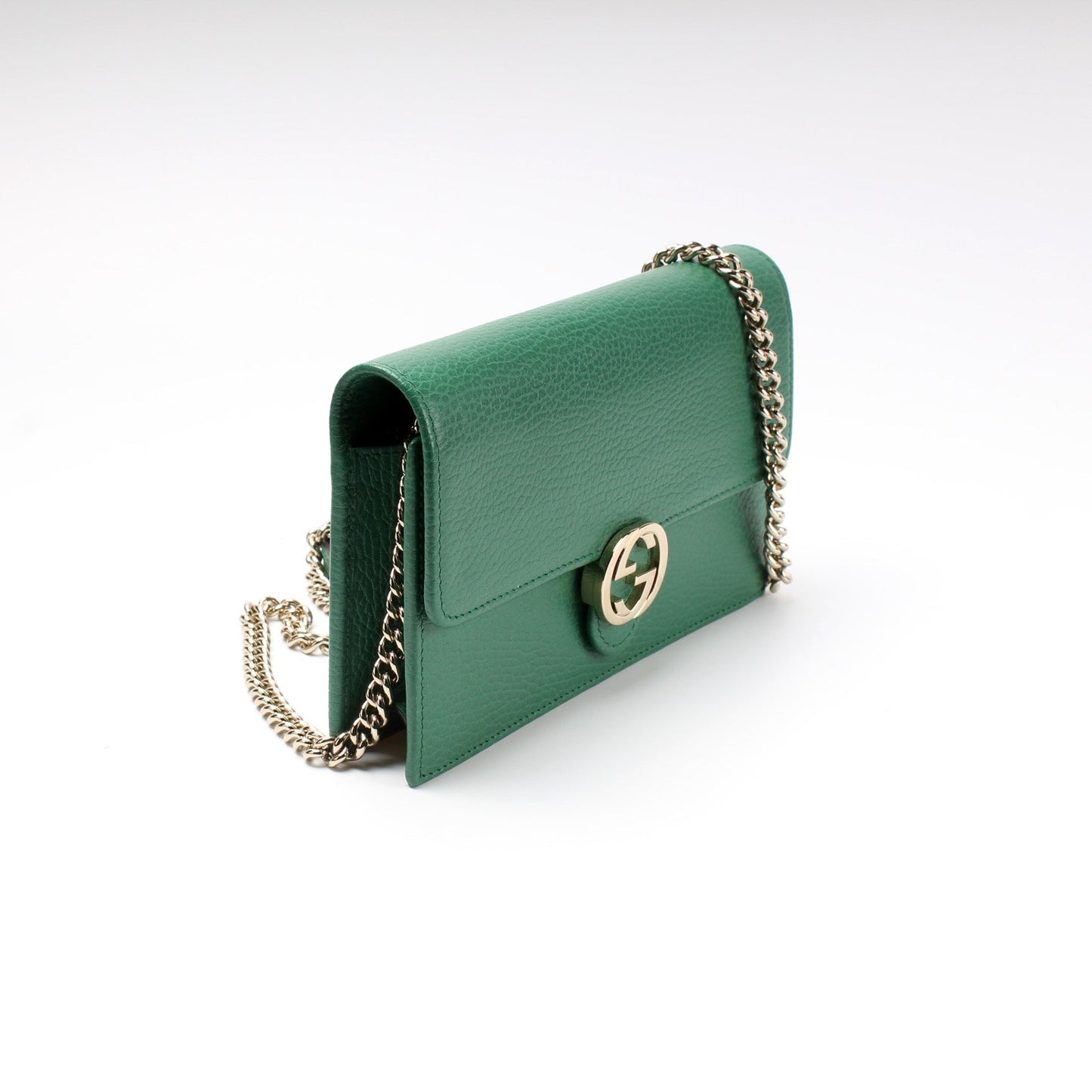 Gucci 615523 Dollar Interlocking Calfskin Bag