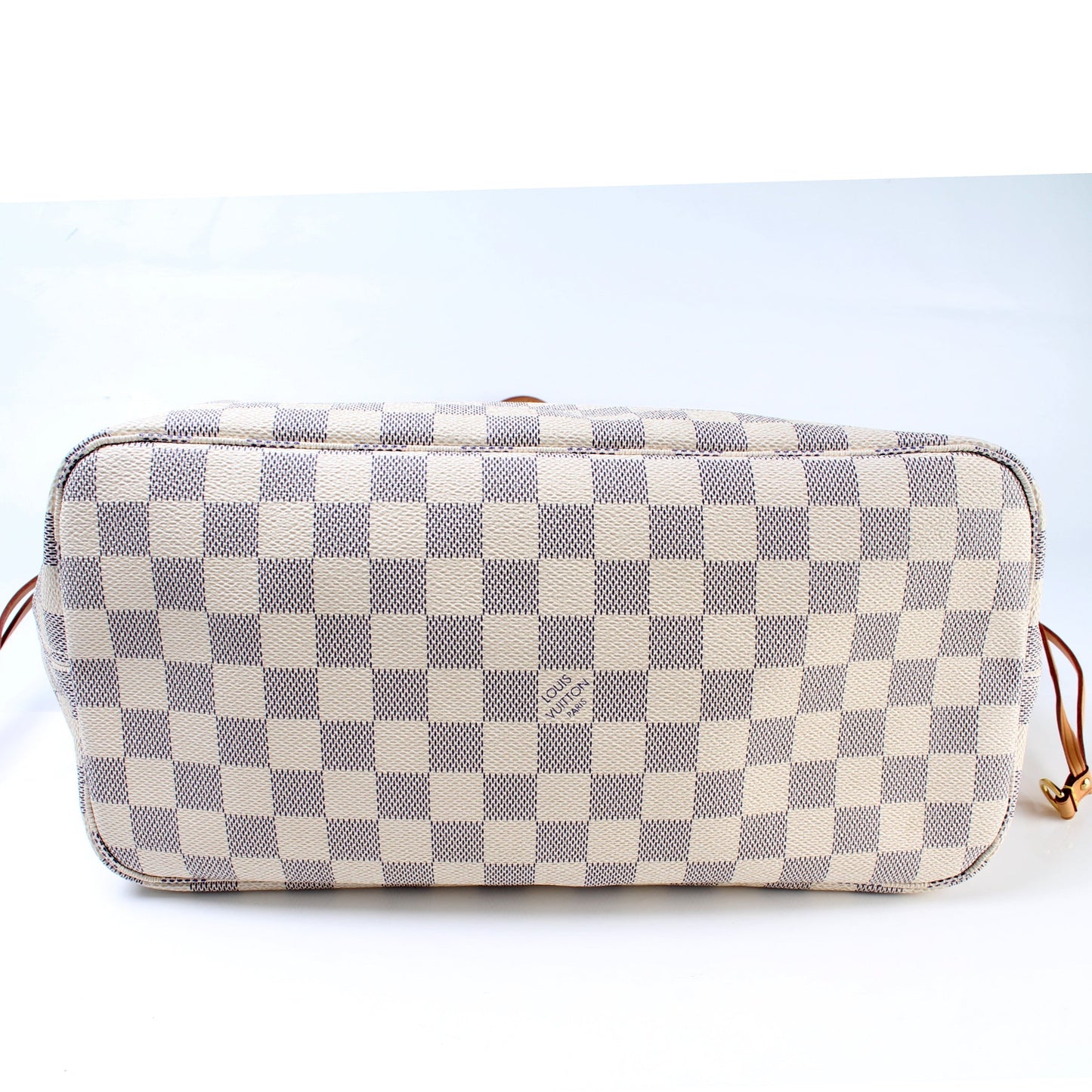 Louis Vuitton Neverfull MM W/Wallet Damier Azur