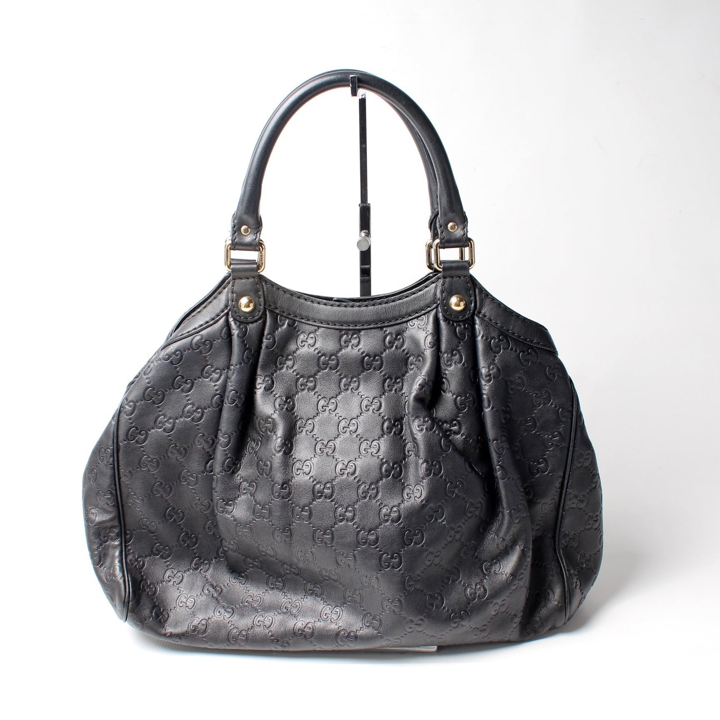 Gucci 211944 Sukey GG Leather Medium Bag