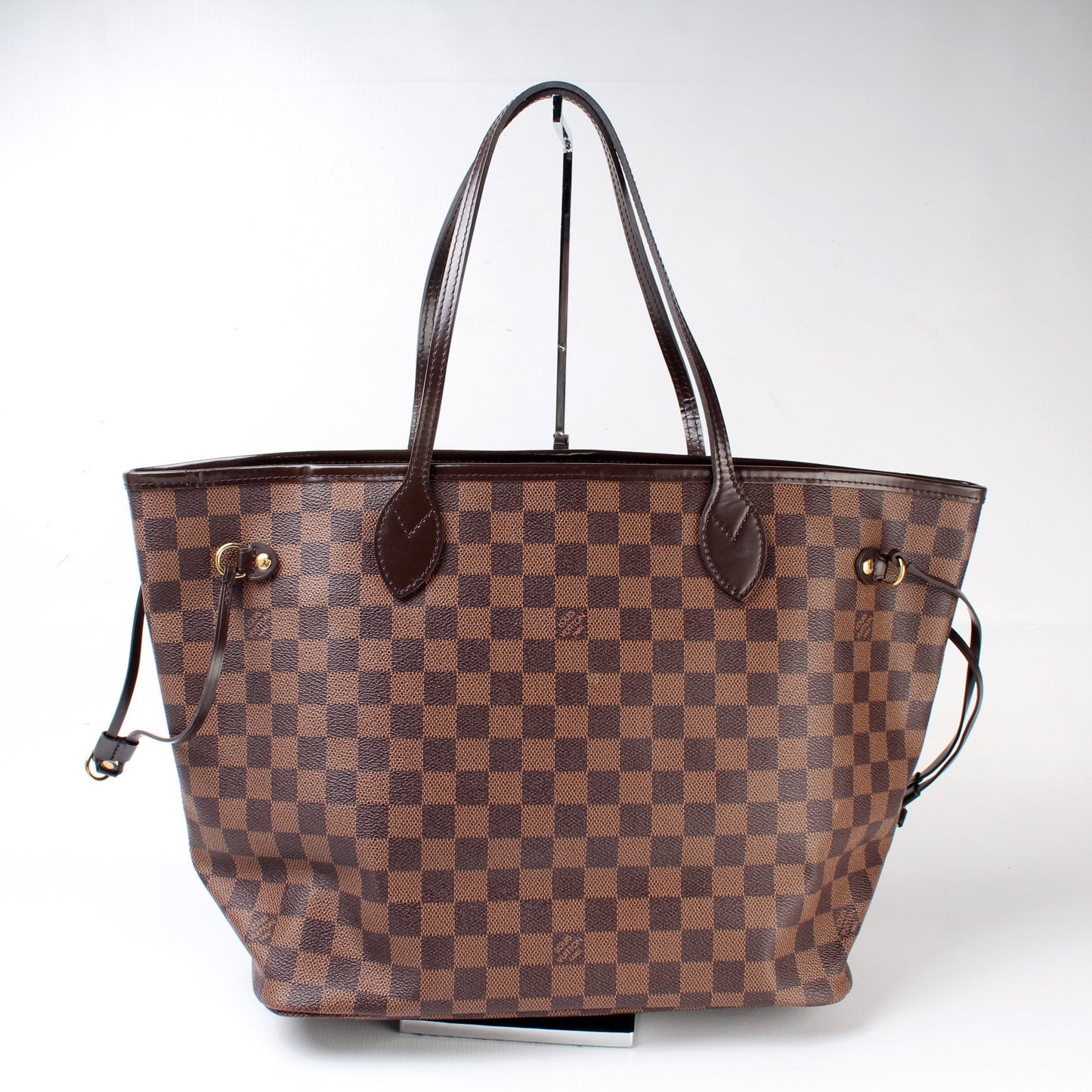 Louis Vuitton Neverfull With Wallet MM Damier Ebene